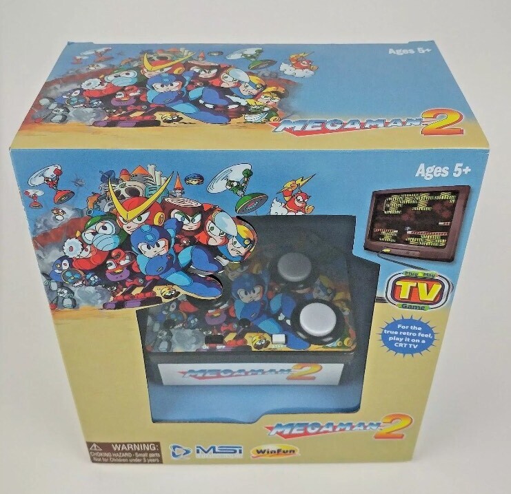 Mega Man 2 Plug N Play TV Arcade Controller – New in sealed box! Great gift!!
