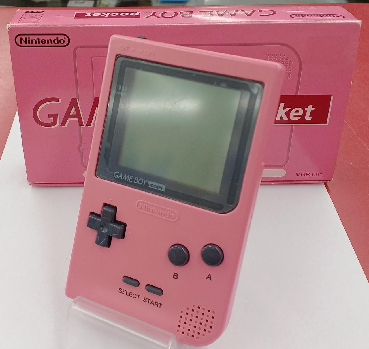 Nintendo Game Boy Pocket MGB-001 Pink Tested w/box Japan