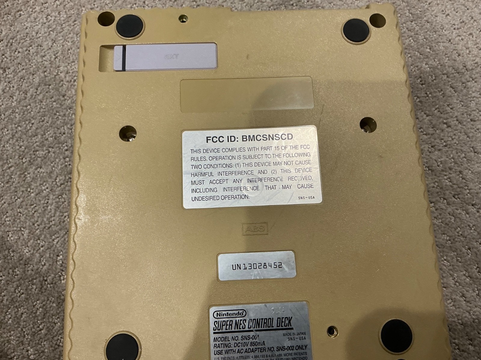 Super Nintendo only console