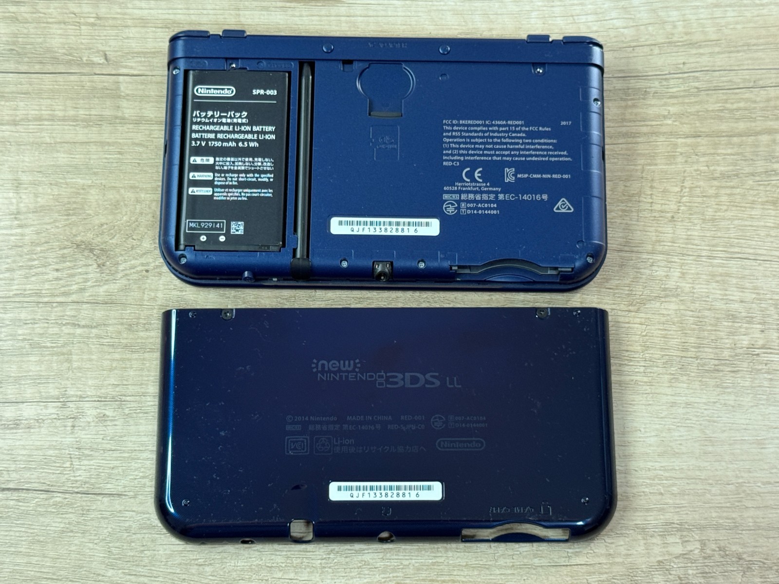 Nintendo New 3DS XL Metallic Blue Console Tested Japan ver D2753