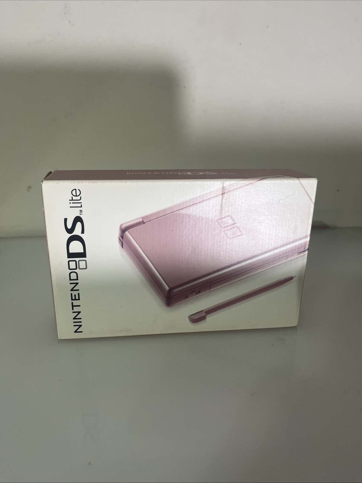 Nintendo DS Lite Metallic Rose Pink System And Adaptor With Charger Tested !!