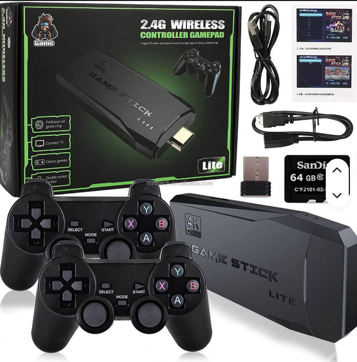 Retro Console with 10 Emulators and 20,000 pre-Loaded Games 4k Resolution