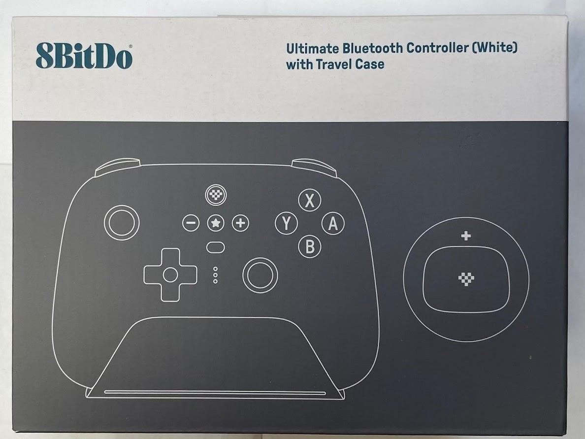 8BitDo Ultimate Bluetooth Wireless Controller with Travel Case Special (White)