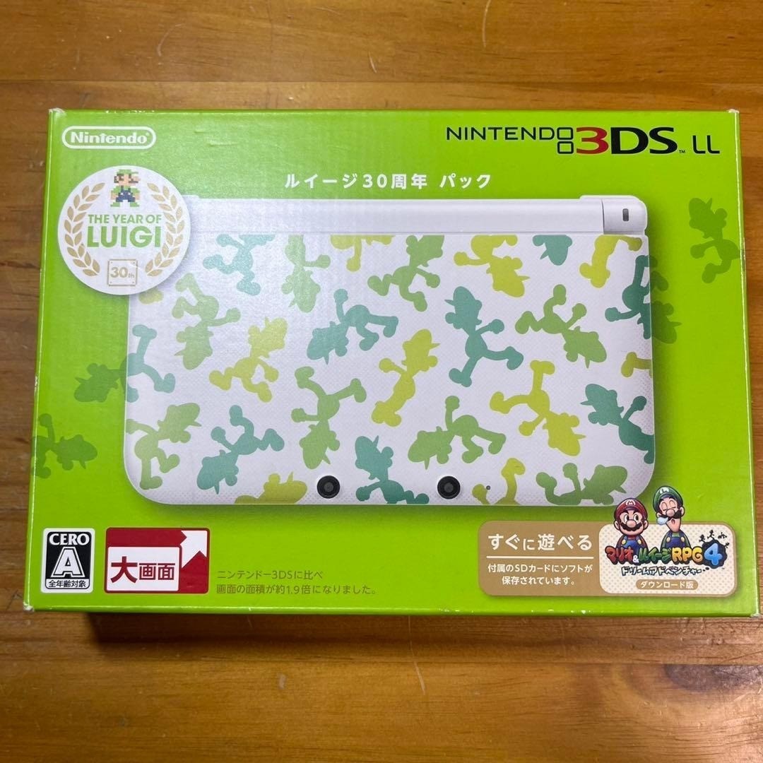 Nintendo 3DS LL Luigi 30th Anniversary Pack 6132 From Japan