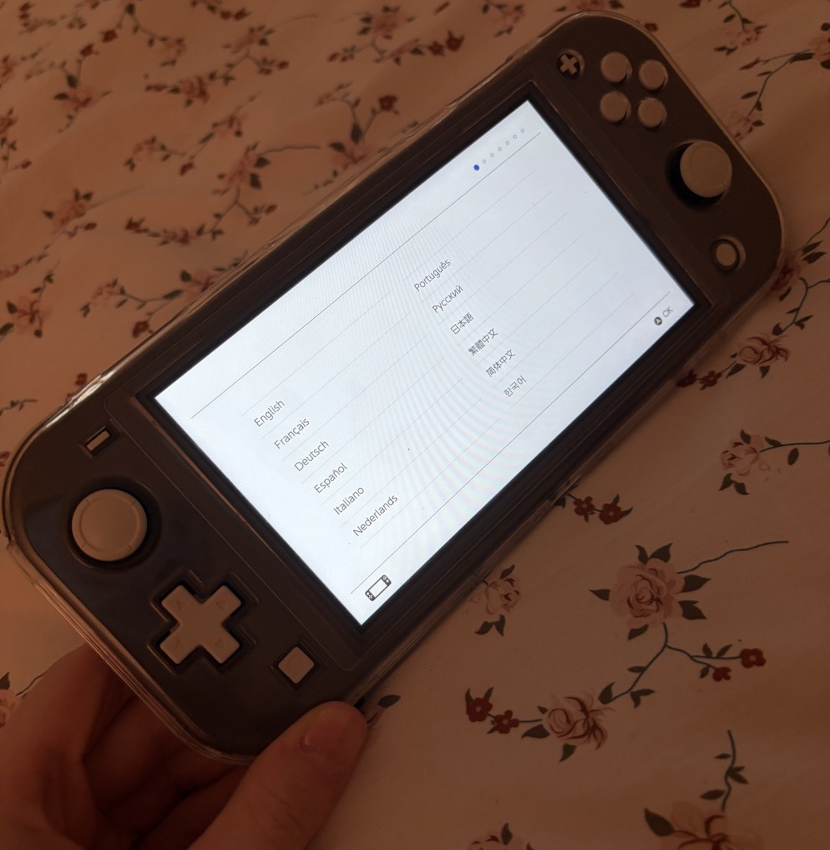 Nintendo Switch Lite Gray With Travel Case & 128 GB SD Card Adult Owned NWOB!