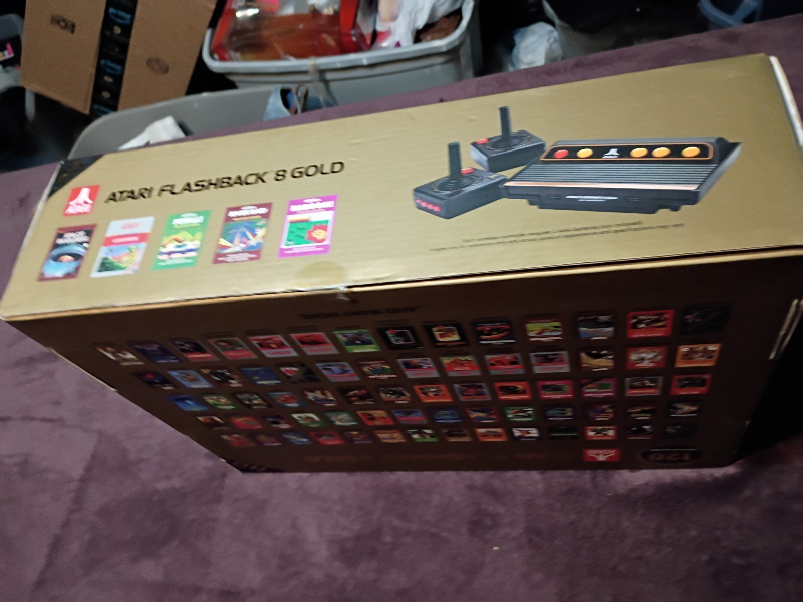 Atari Flashback 8 Gold Deluxe HD Console Wireless Controllers – Gold Used