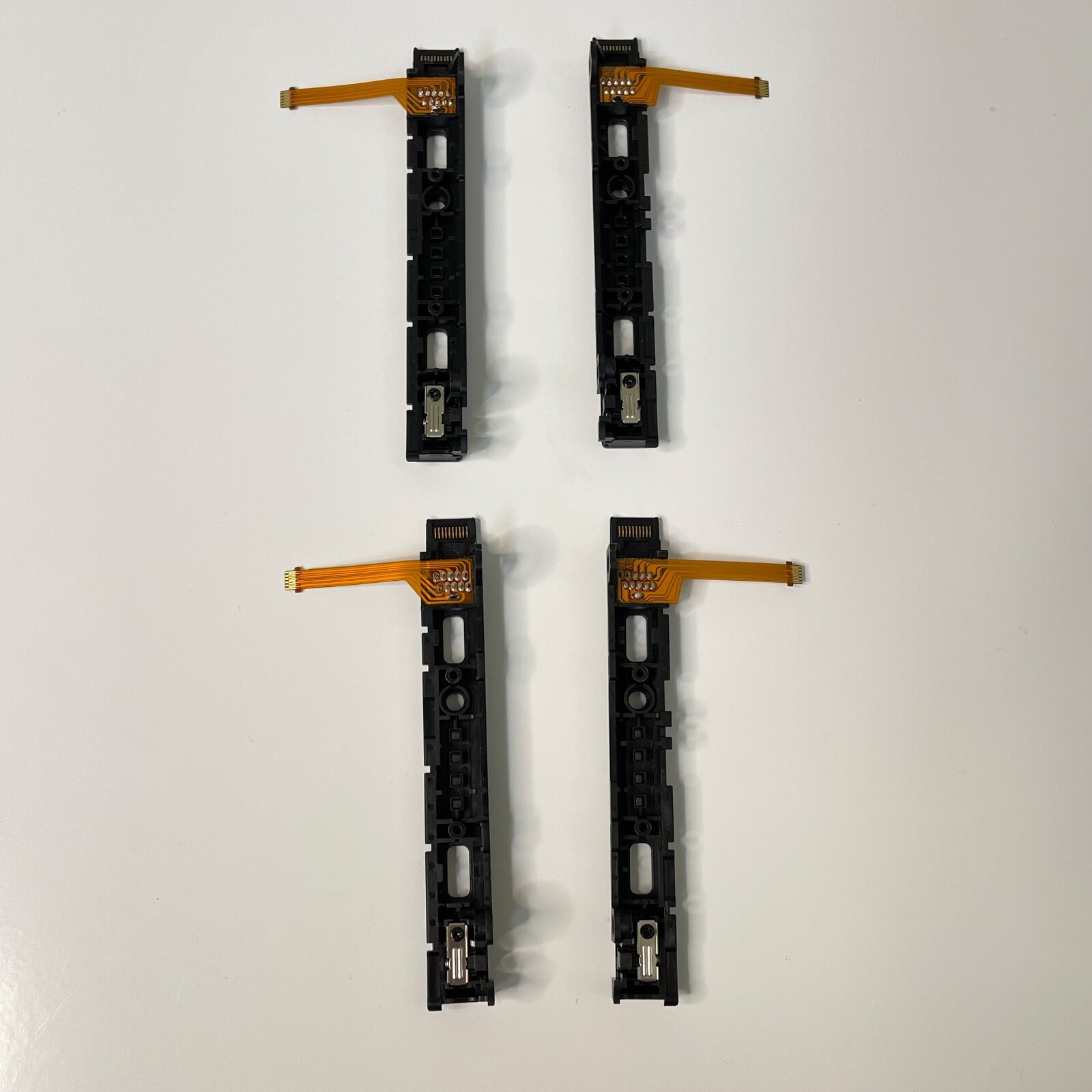 Left and Right Slider Rail with Flex Cable For Nintendo Switch Joycon .