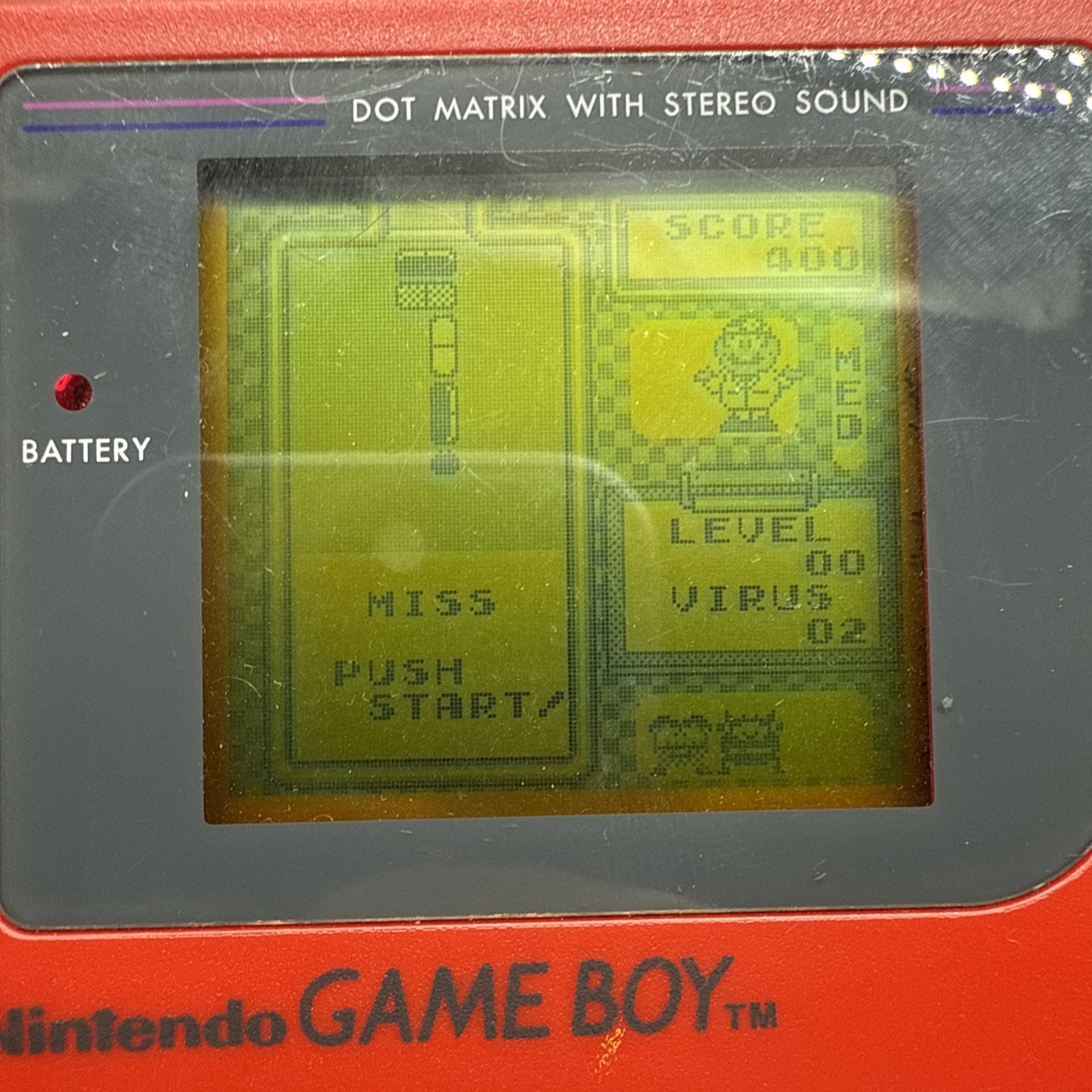 Lot Bundle Nintendo Game Boy Red Handheld System Original Mario Kirby Tetris +++