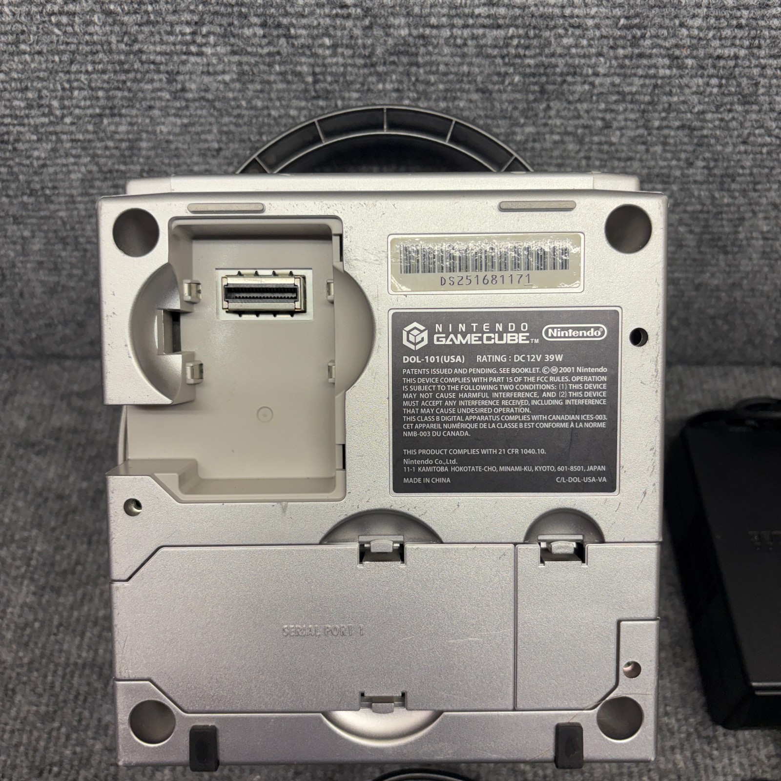 Nintendo GameCube DOL-101 Platinum System Console w/ Controller & Cords Tested