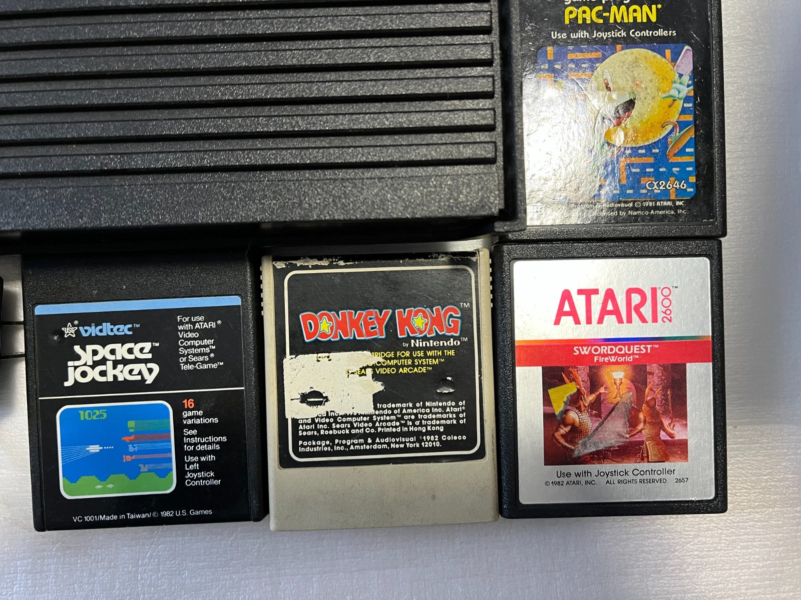 Atari 2600 Darth Vader Console Bundle Power Controller, Kids Controller, 6 Games