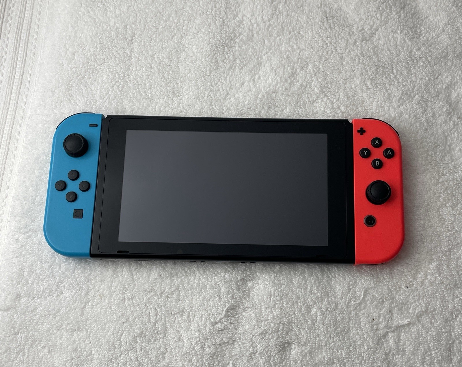 Nintendo Switch Handheld System (V1 ) HAC-001-Red/Blue Joycons Lot-Tested