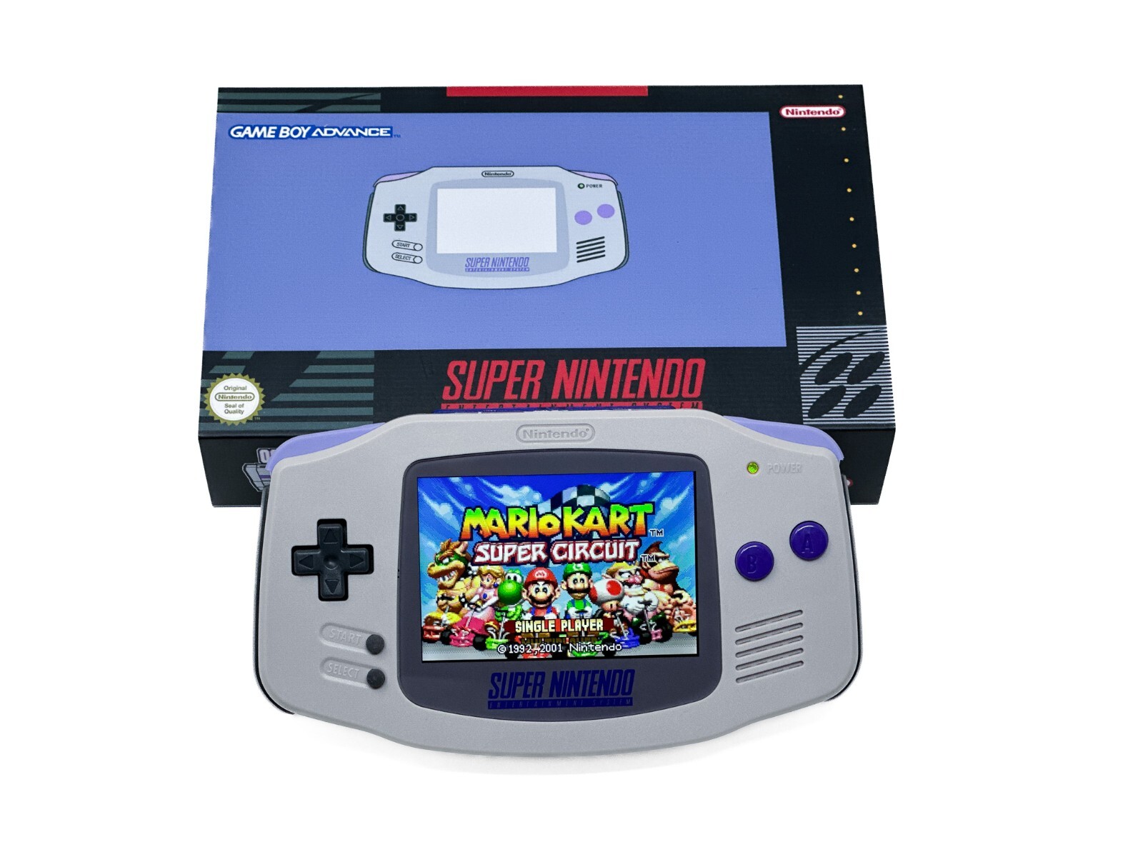 Nintendo Game Boy Advance GBA System 101 Backlit IPS LCD UV SNES Classic Edition