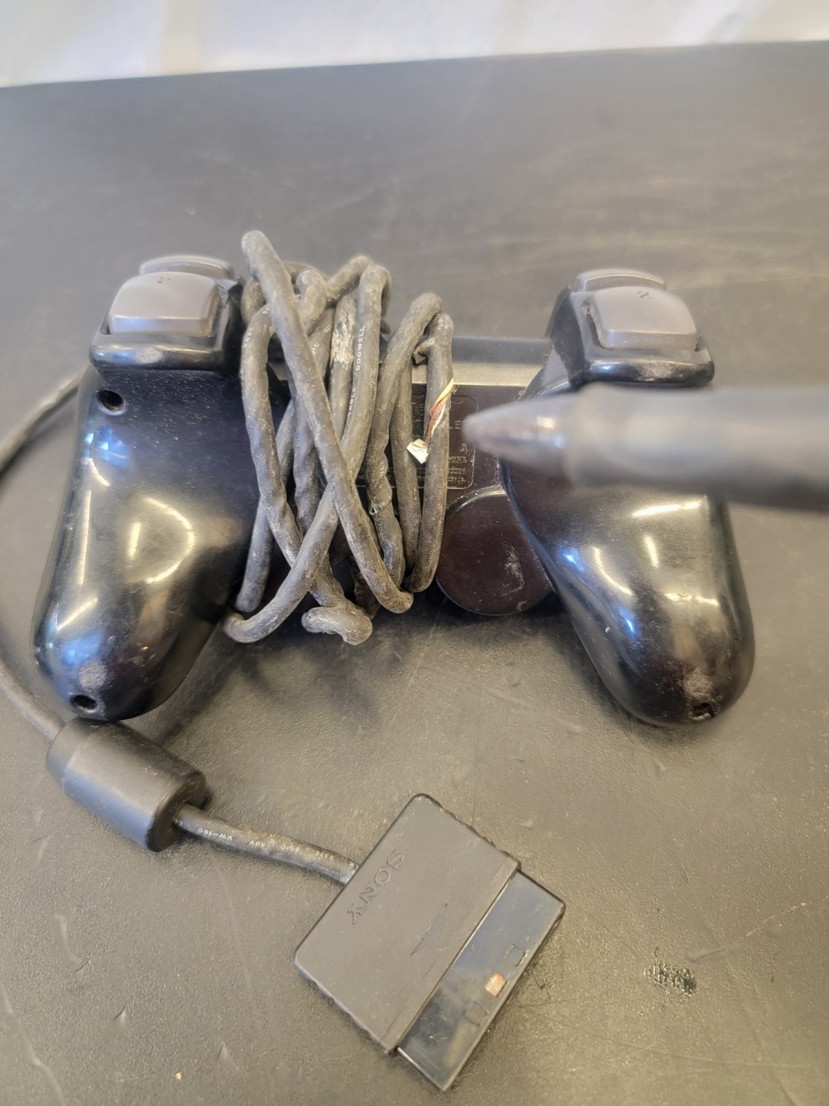 Lot Bundle PS2 (Untested) 4 Controllers 6 PS2 OEM A/V Cable 4 Power Supply OEM