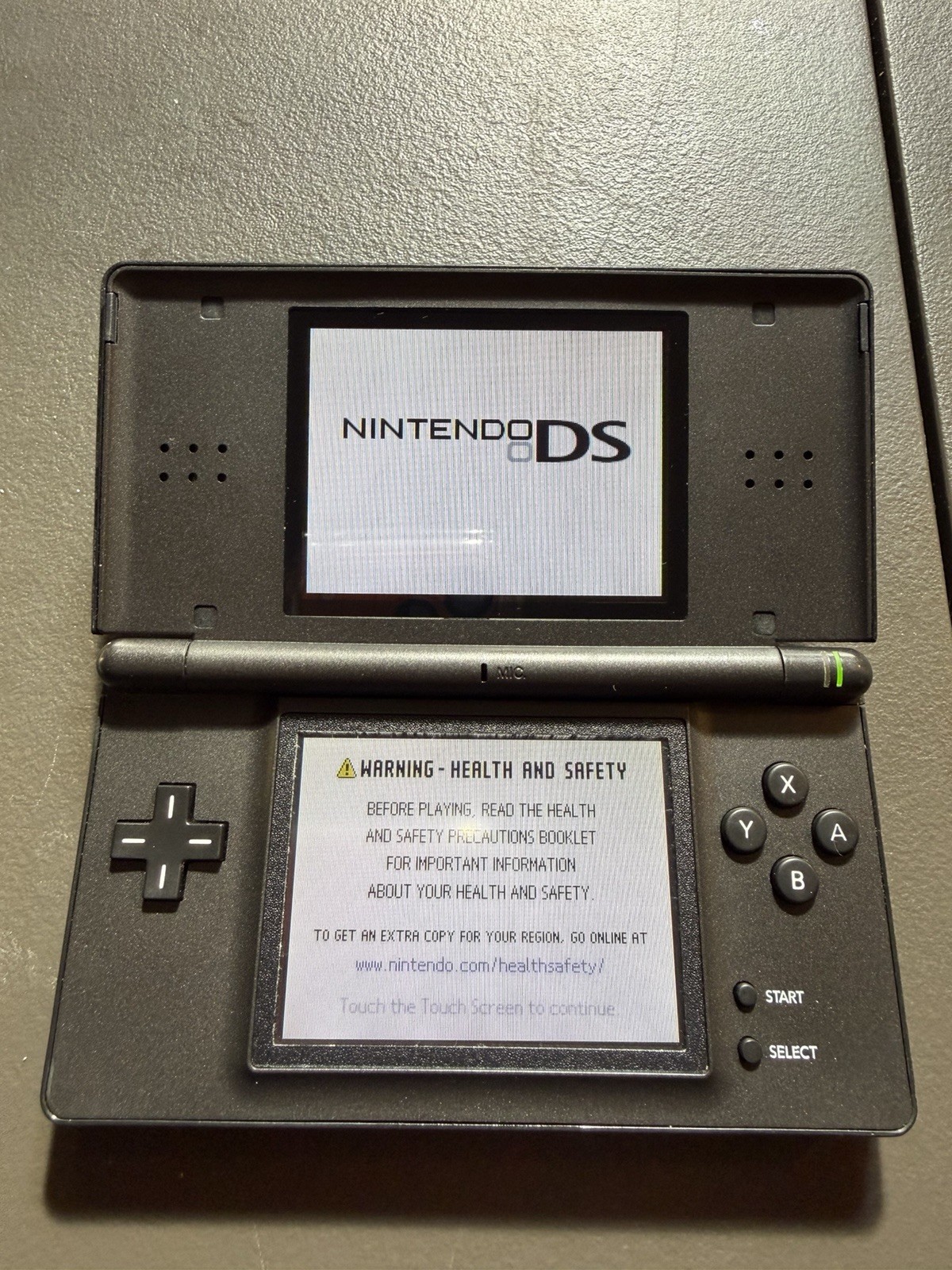 Nintendo DS Lite Dual Screen Touch Screen Blue & Black Handheld System
