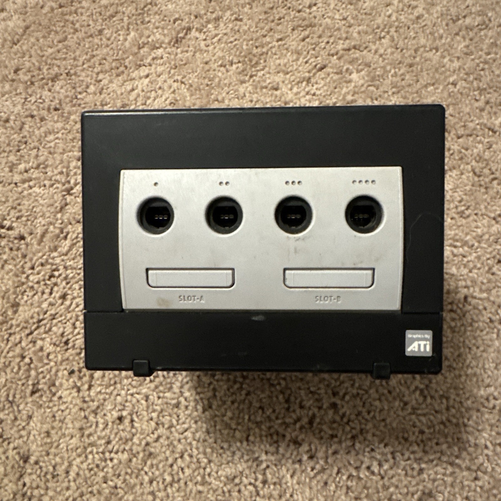 Nintendo GameCube Black Console DOL-001(USA) Console Only Untested