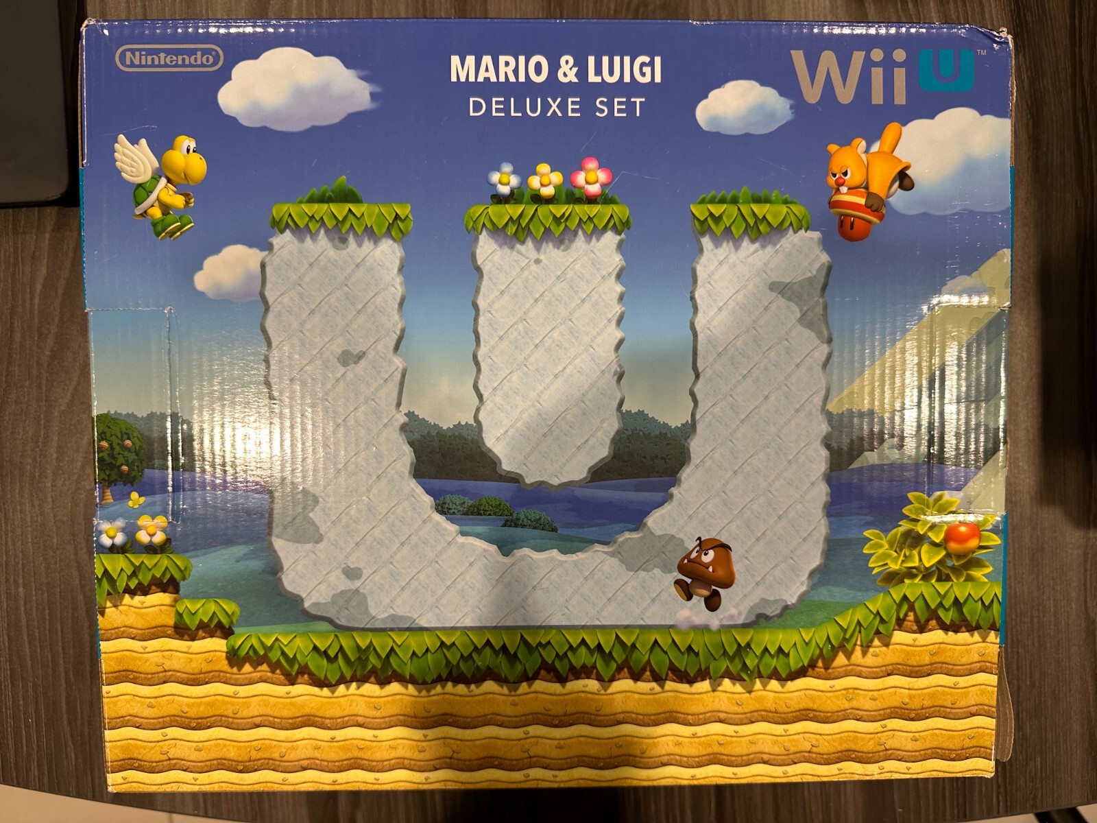 Nintendo Wii U Deluxe Set: Super Mario Bros U And Super Luigi U CIB