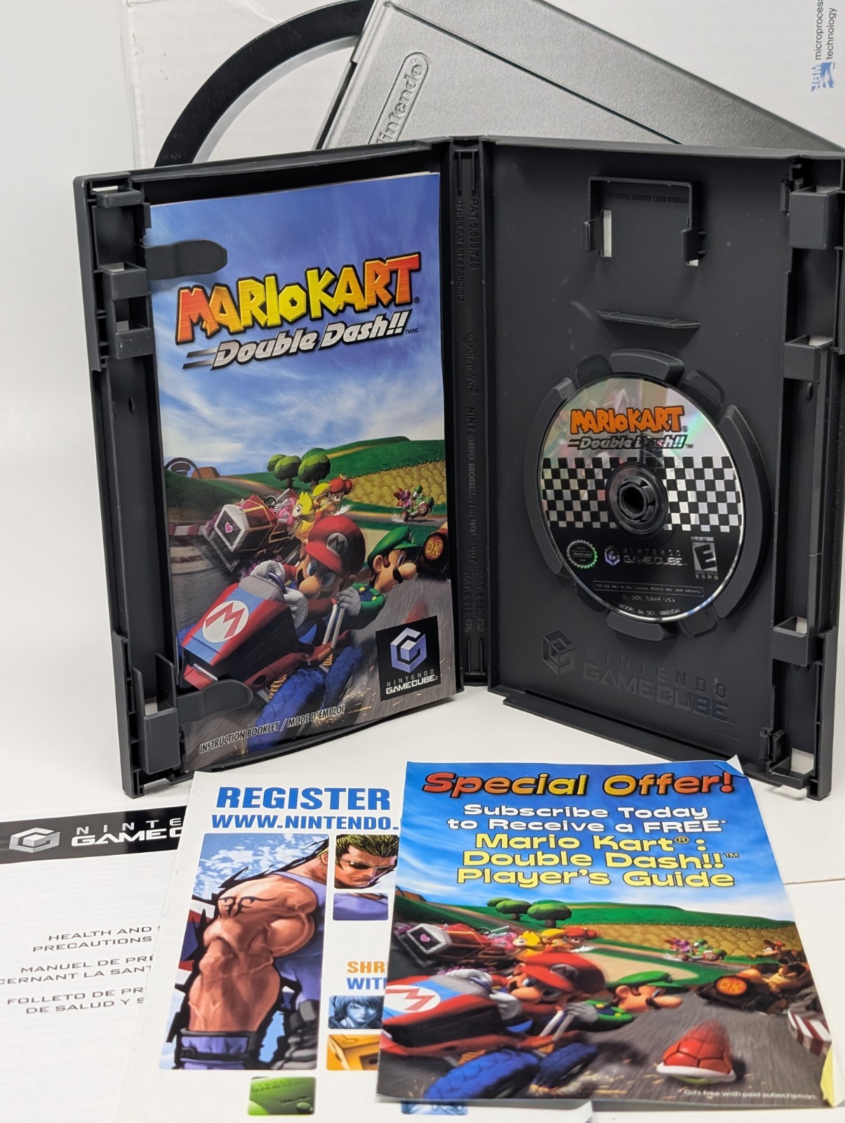 Gamecube Platinum Mario Kart Double Dash – CIB Complete