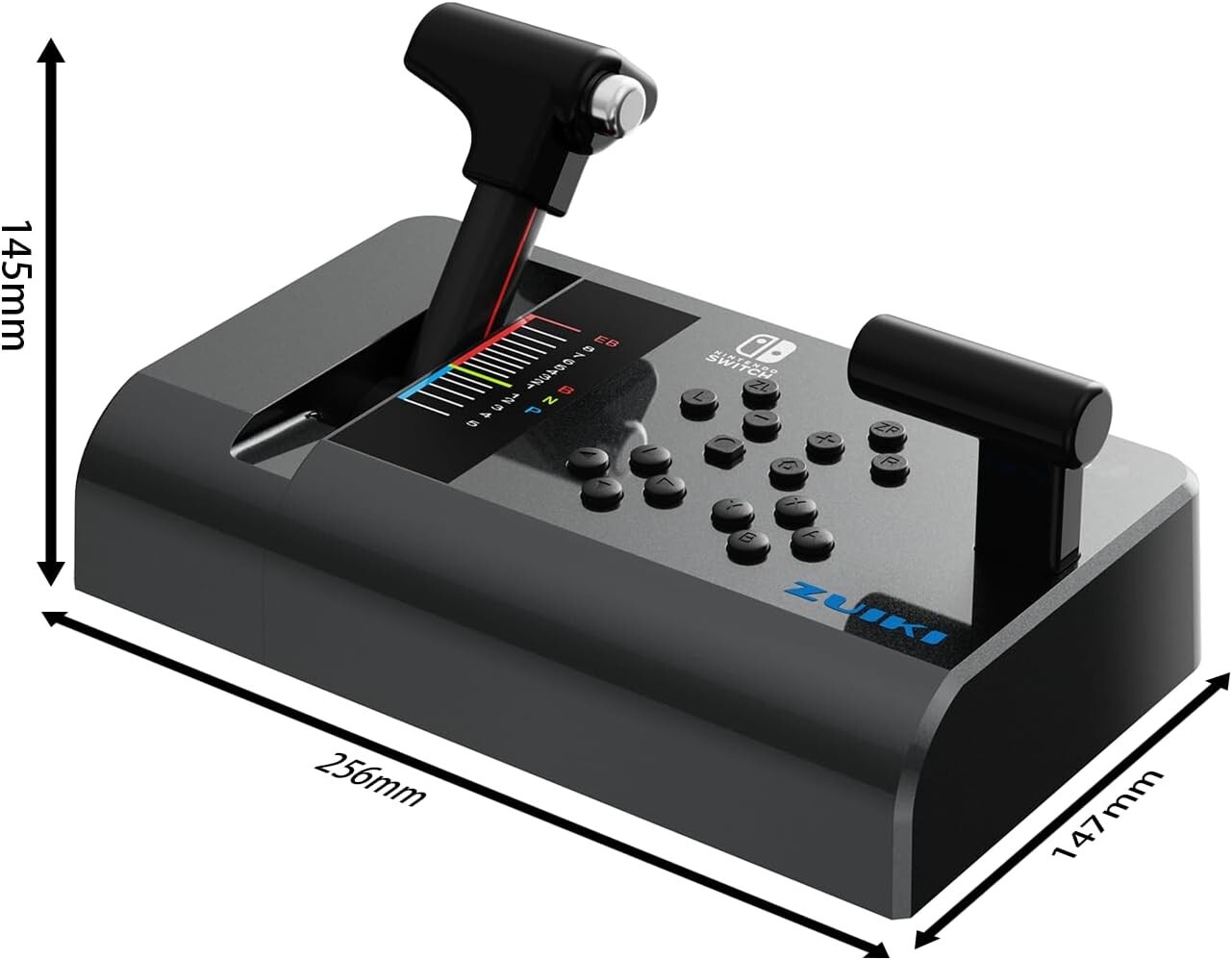 ZUIKI MASCON Densha de Go Controller for Nintendo Switch Black Japan New