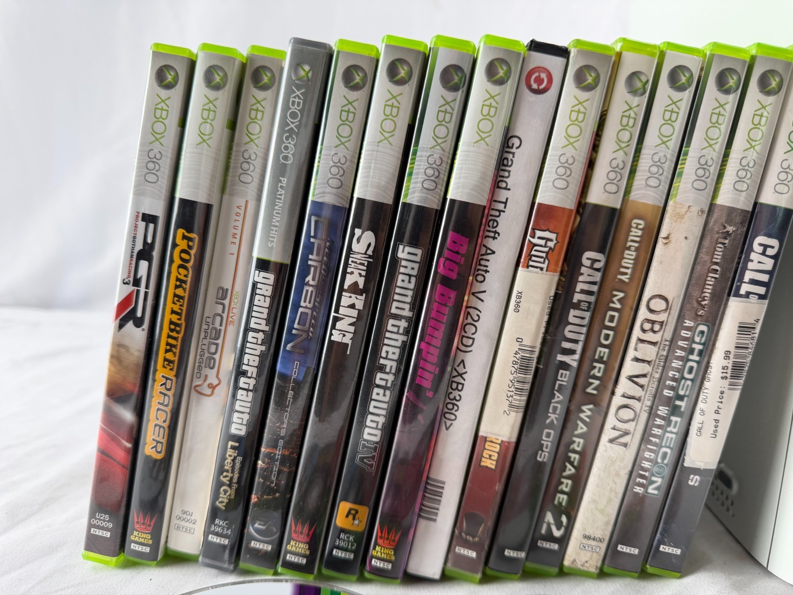 Microsoft Xbox 360 Console Bundle w/ Games & Power Supply – Serial: 319355291605