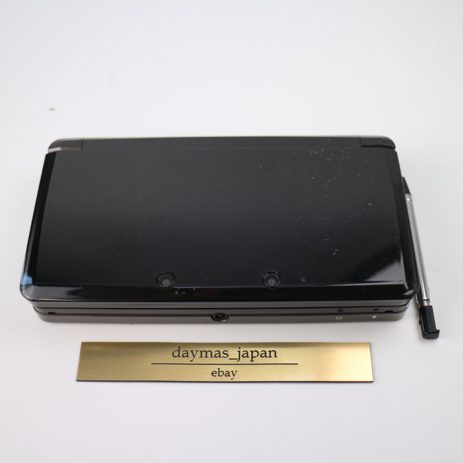 【Very Good】Nintendo 3DS Cosmo Black Console ONLY Japanese Edition #net0811/04