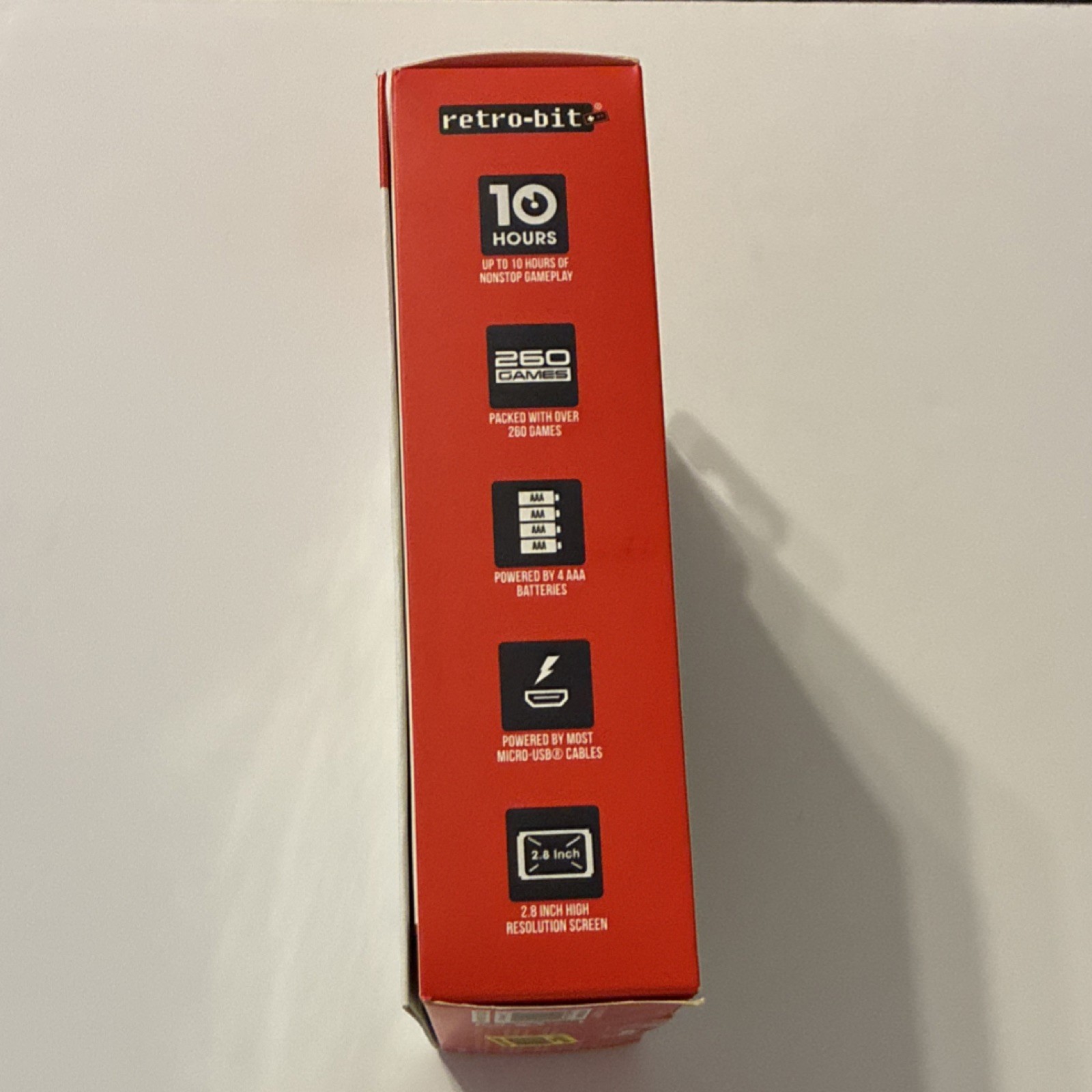 Retro-Bit Go Retro Portable Handheld System 260+ Games 2.8″ High Res Screen