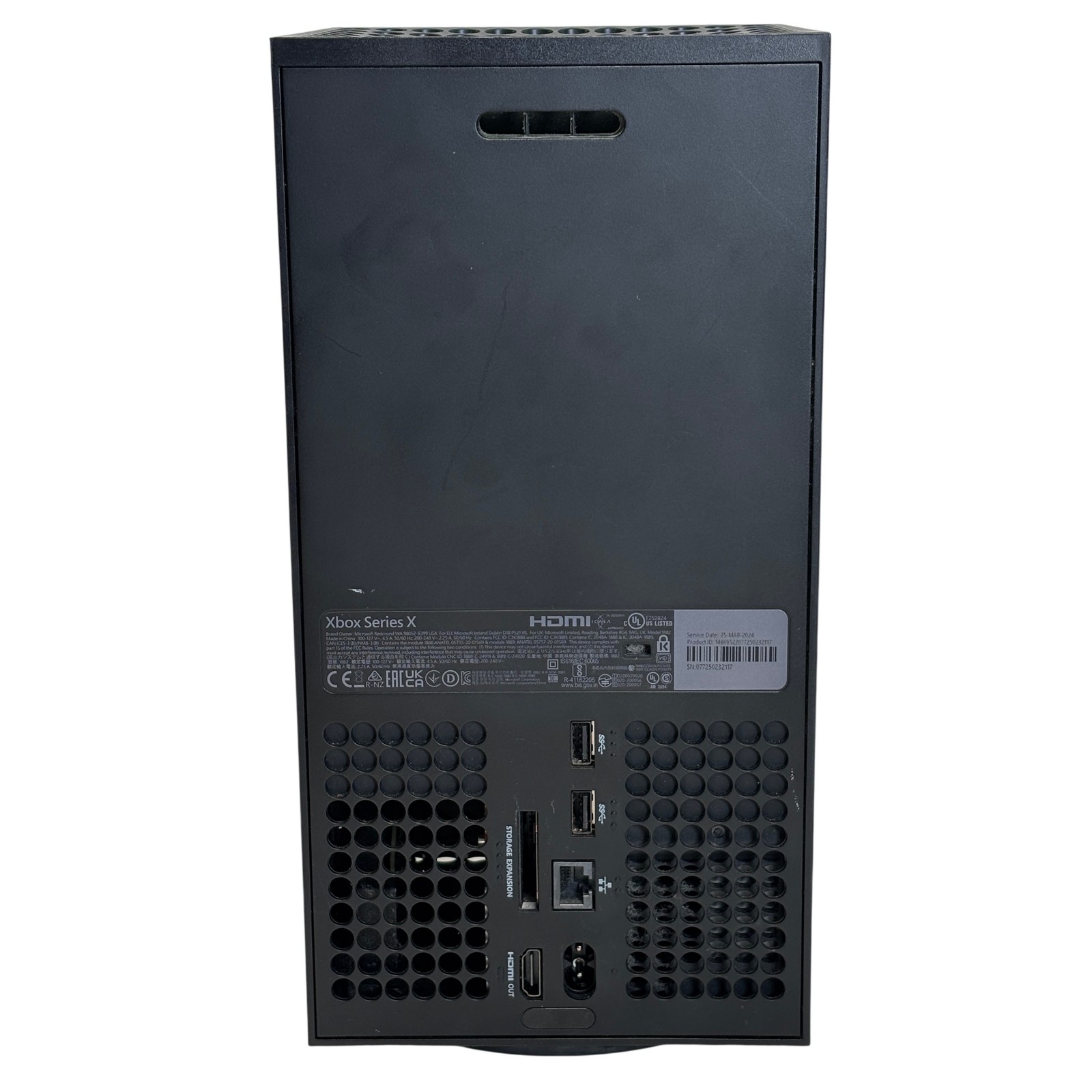 Microsoft Xbox Series X 1882 1TB Black Video Game Console – 7674