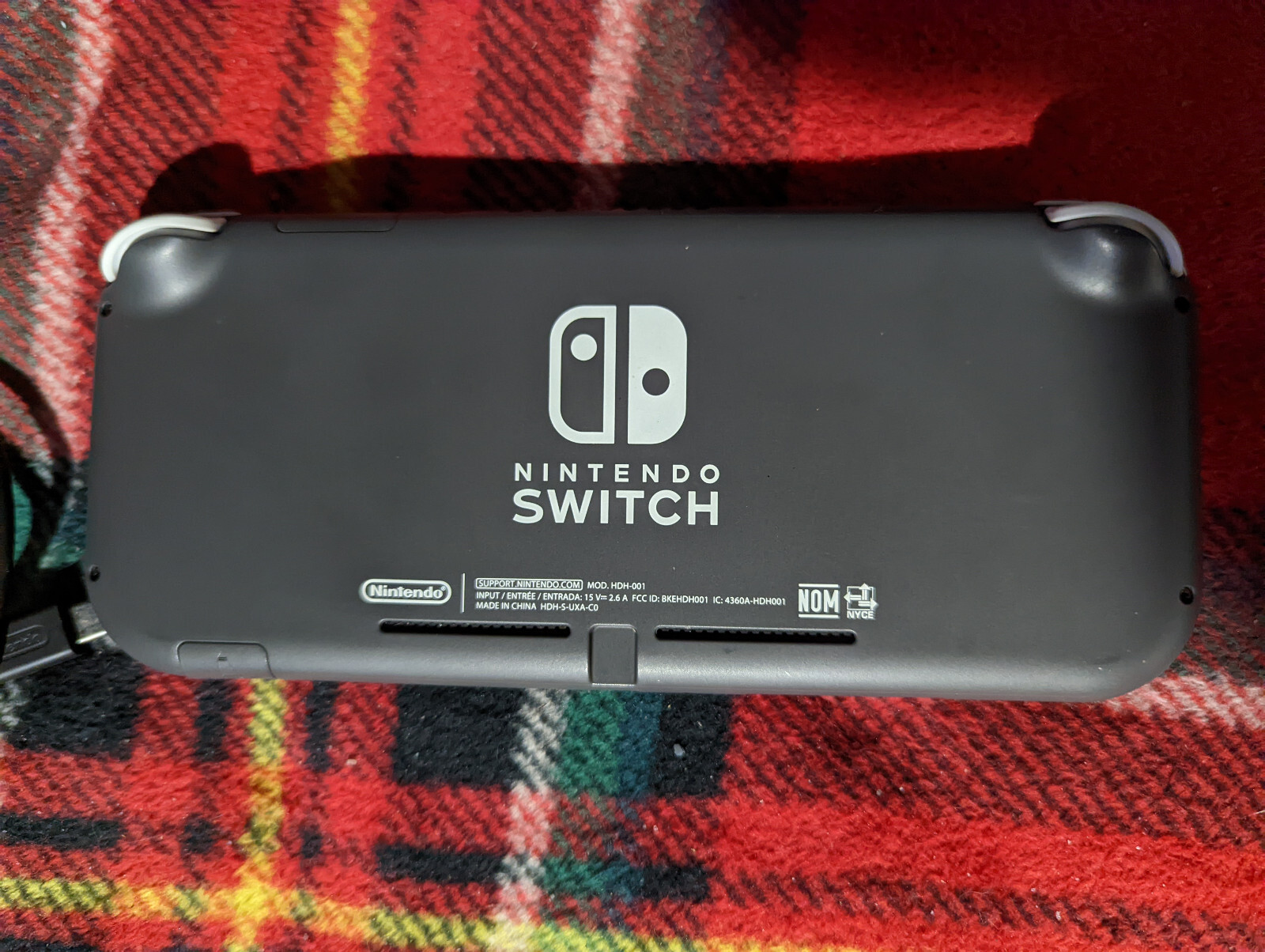 Nintendo Switch Lite Gray Handheld System Used