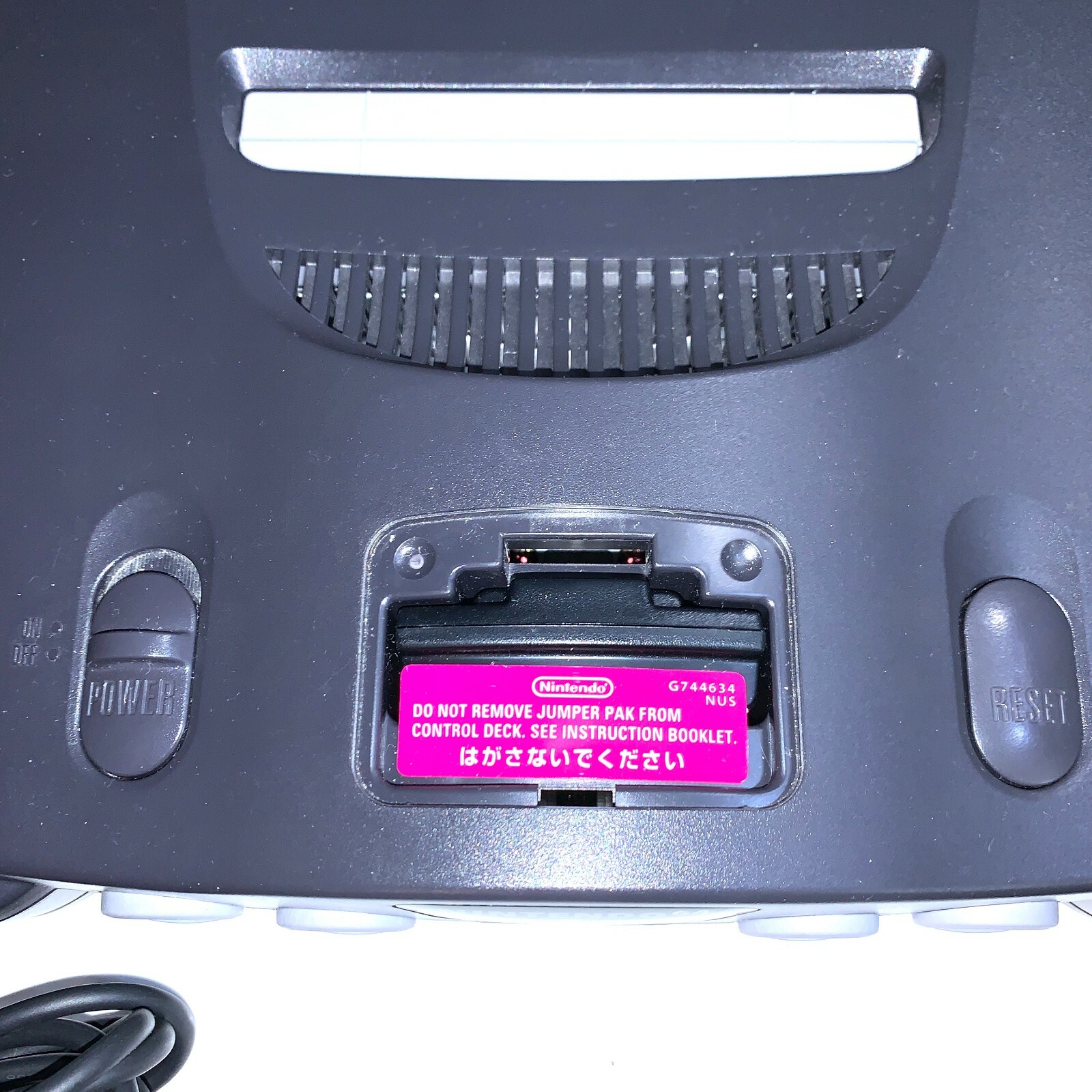 Nintendo 64 N64 Original System Console With 2 Original Controllers & Cords!