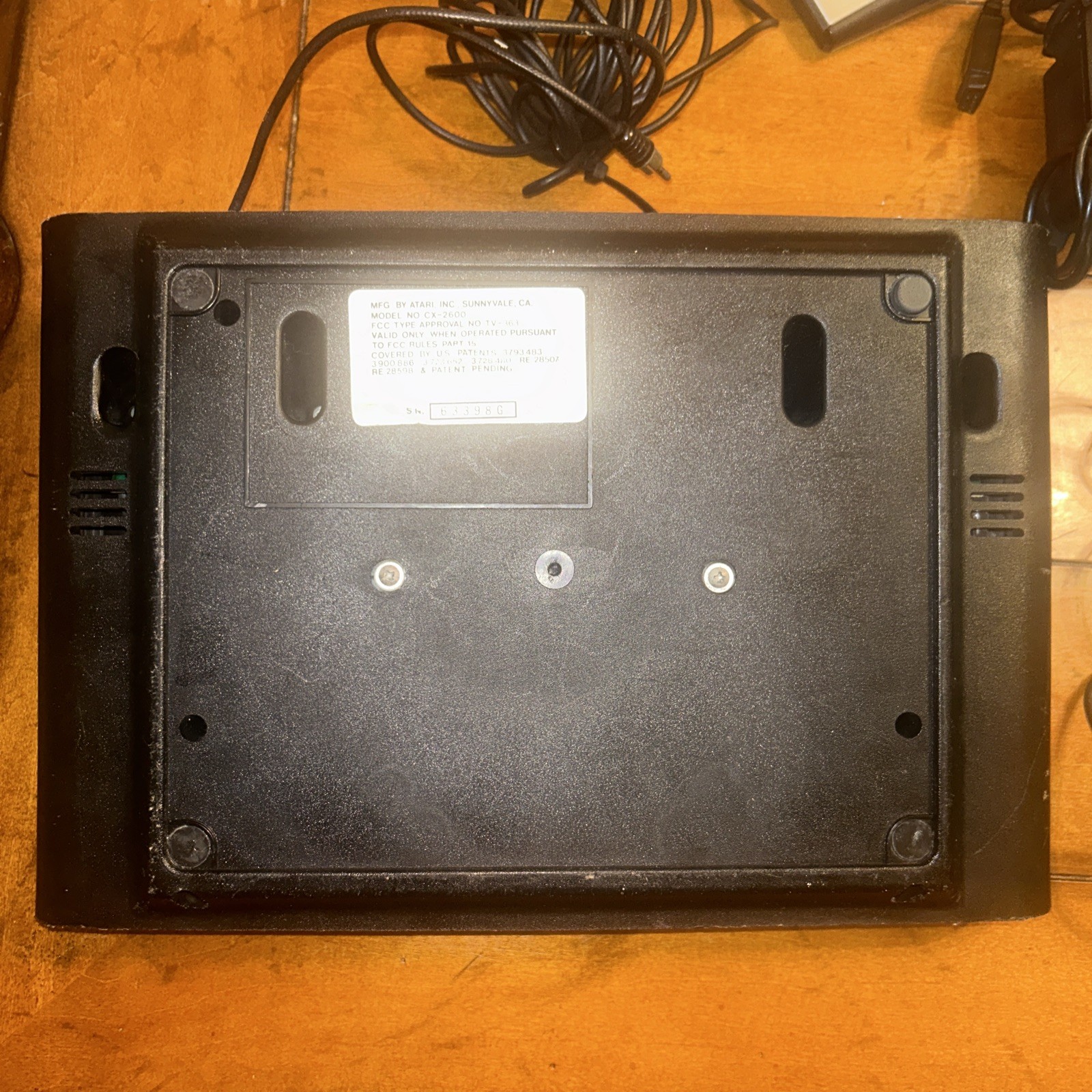 Atari CX-2600 Heavy Sixer Video Console Sunnyvale USA Games & Controllers Tested