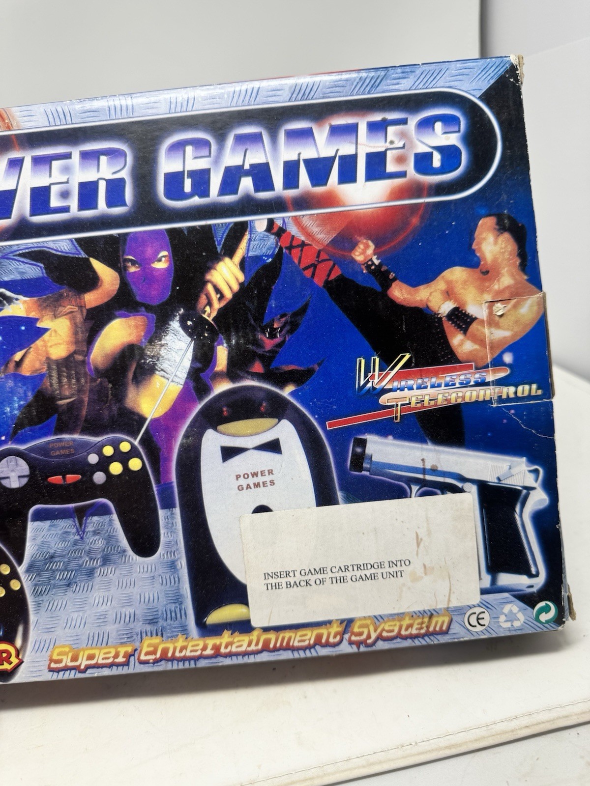 Super Entertainment System Power Games High-Tech Controller Wireless Telecontrol