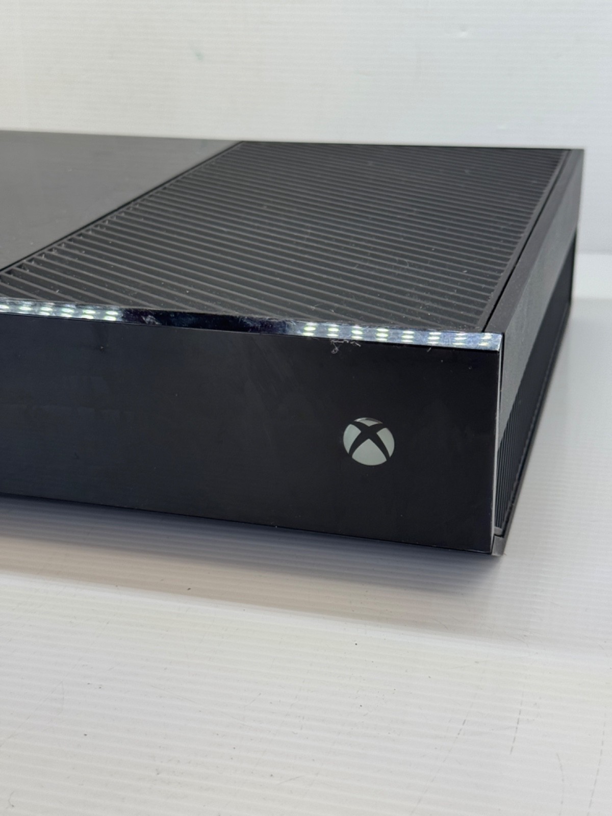 Xbox One Console Black w/ 2 Controllers Bundle Untested No Cables AS-IS
