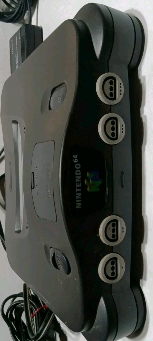 Nintendo 64 Video Game Control Deck #NUS001 Console Power Cord Jumper Pack& RFU