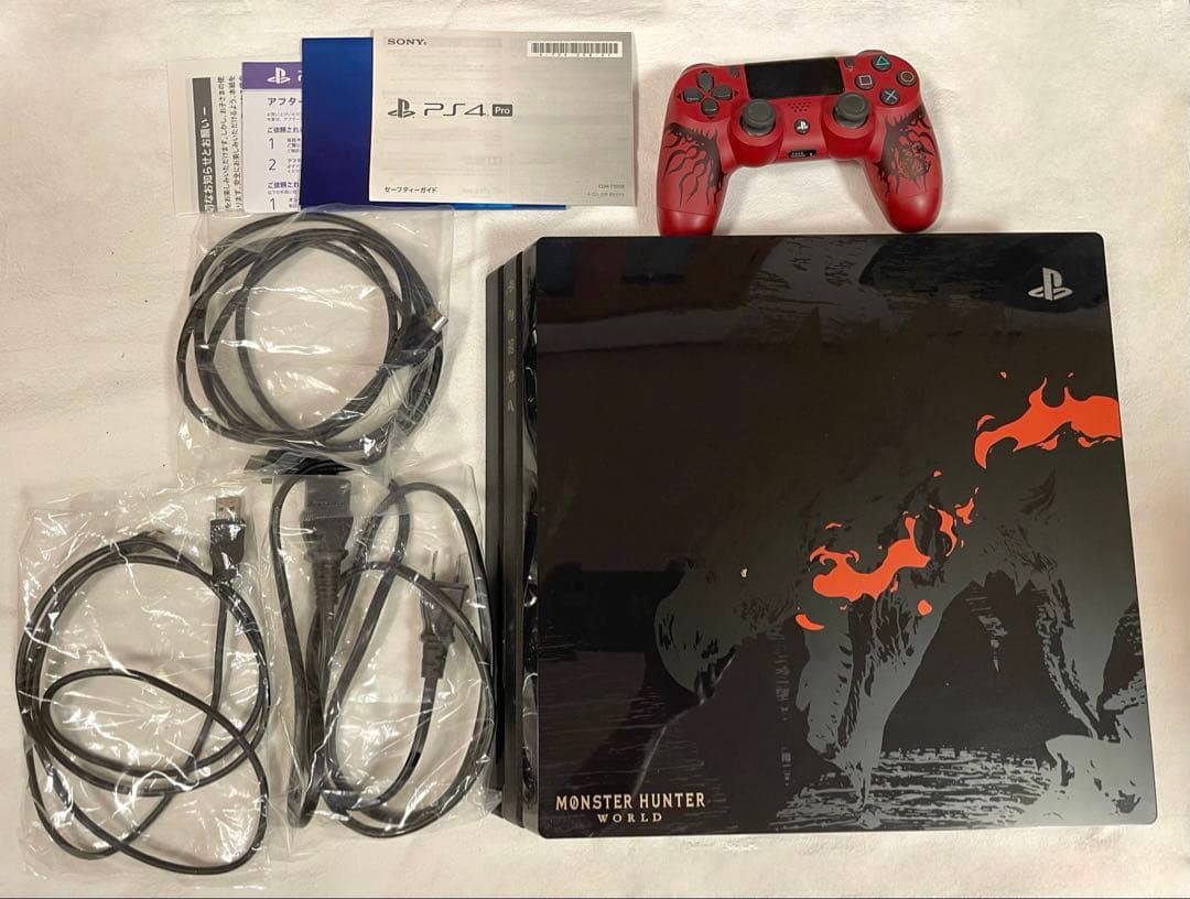 PlayStation 4 Pro Console MONSTER HUNTER WORLD Liolaeus Edition