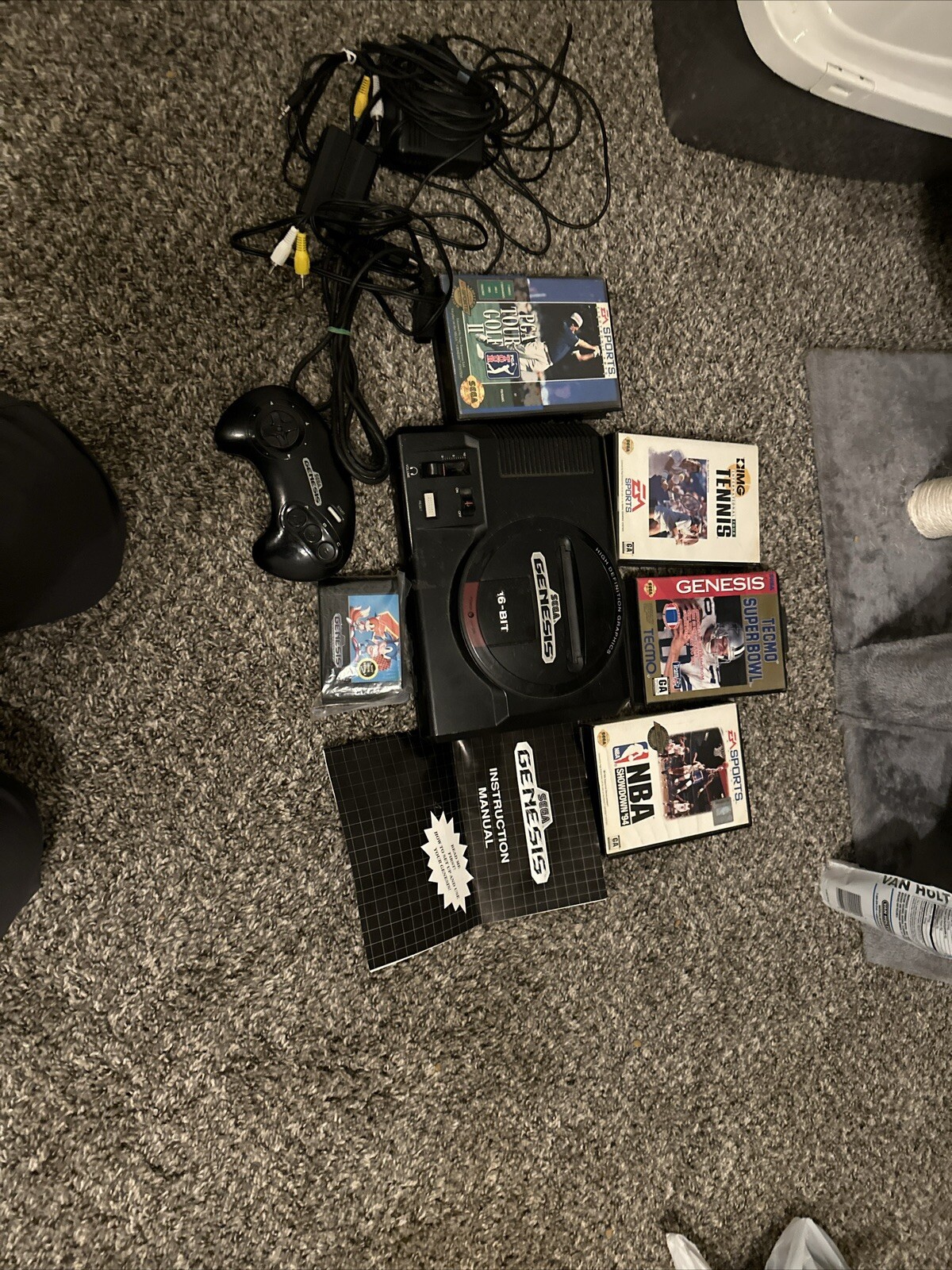 Sega Genesis Console, Sonic The Hedgehog 2, With One Controller