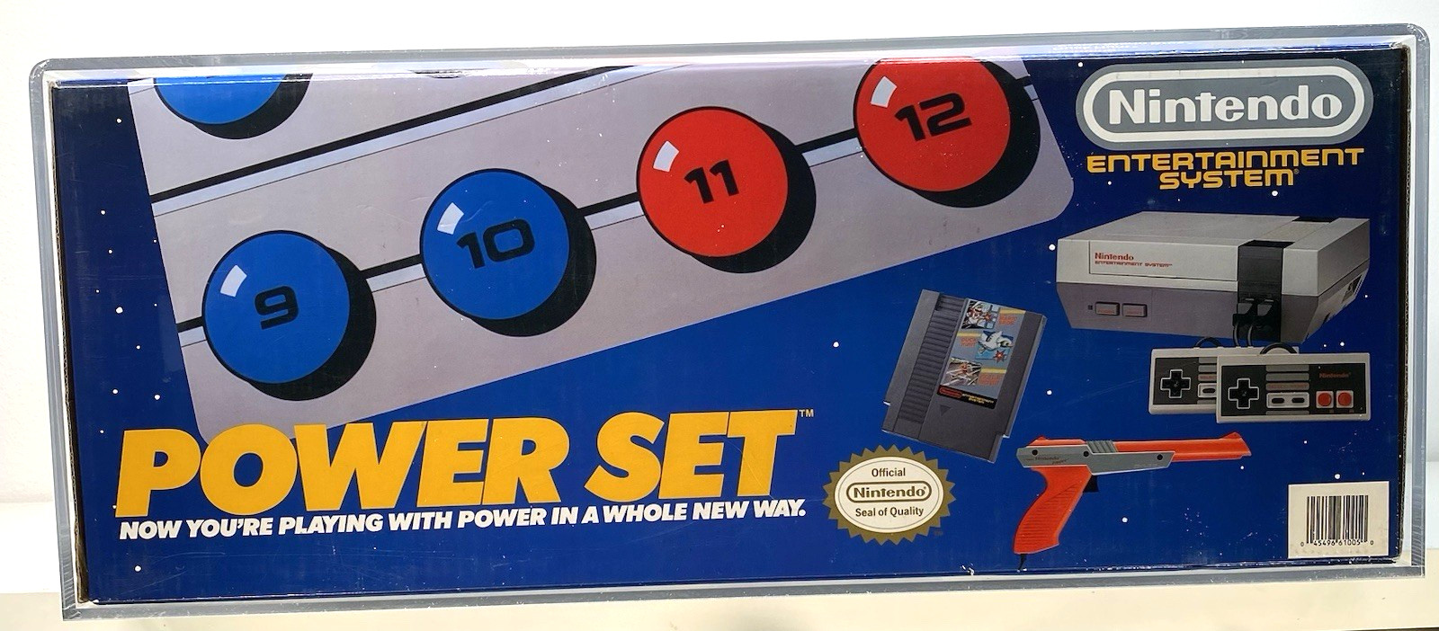 Nintendo NES Power Set Red Zapper Console System New Qualified VGA Grade 80+ Q