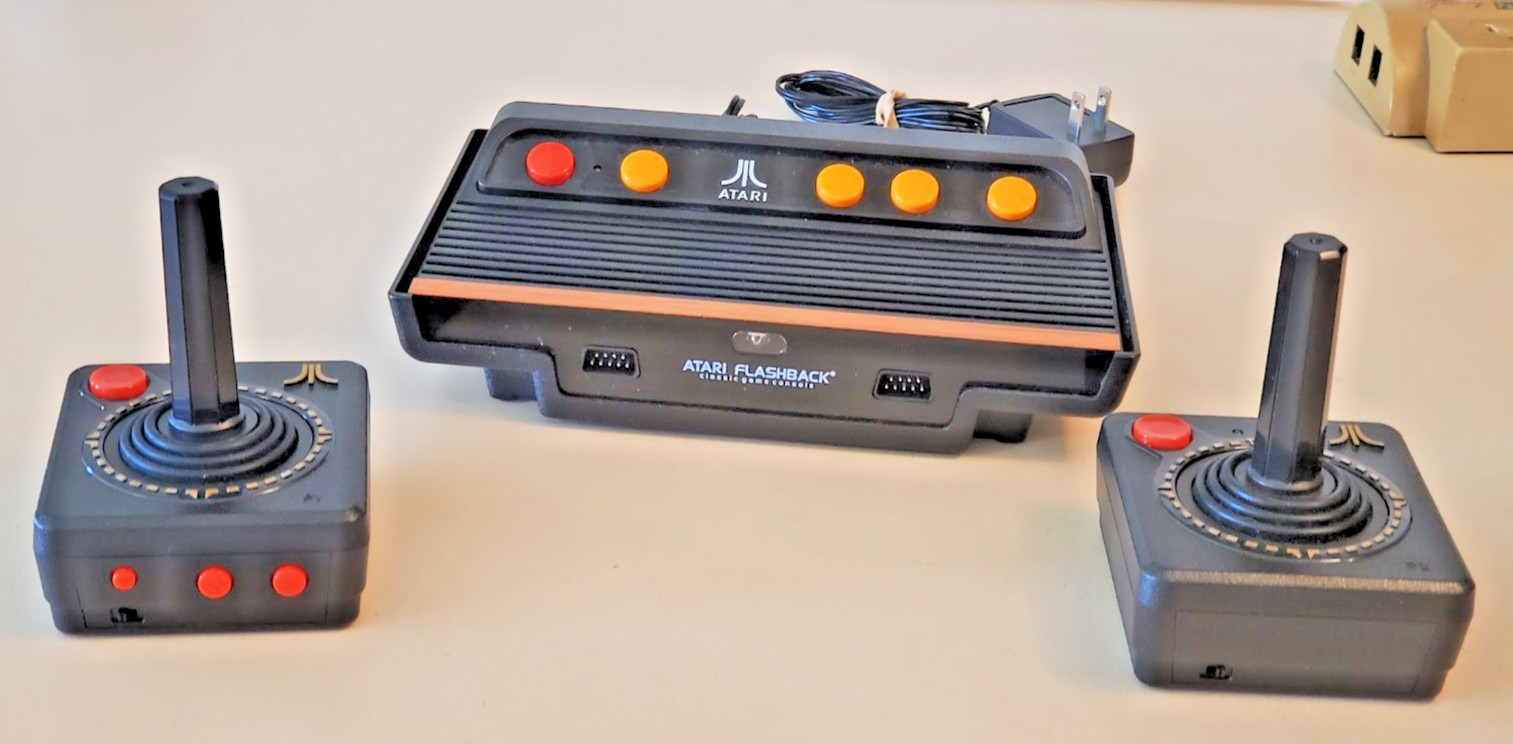 ATARI Flashback Video Game System with built-in games. Tested works. Used, excel