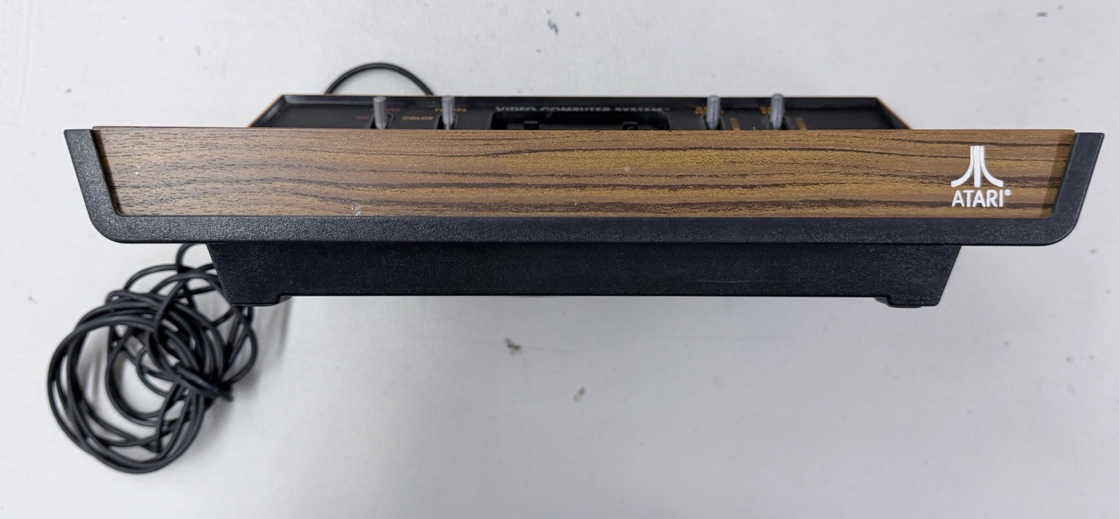 Atari 2600a Wood Grain 4 Switch Console CX-2600A