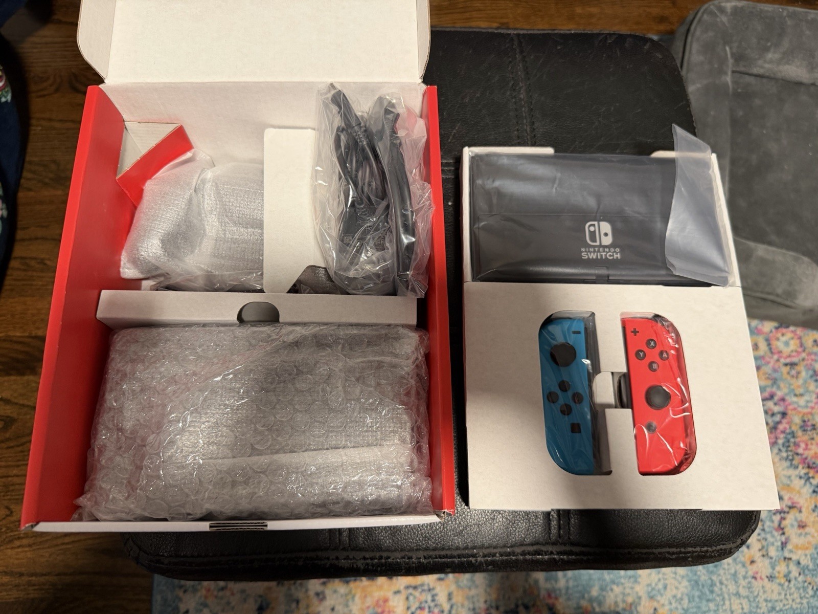 Nintendo Switch OLED Handheld Console – 64GB – Model HEG-001 – Lots of Extras!