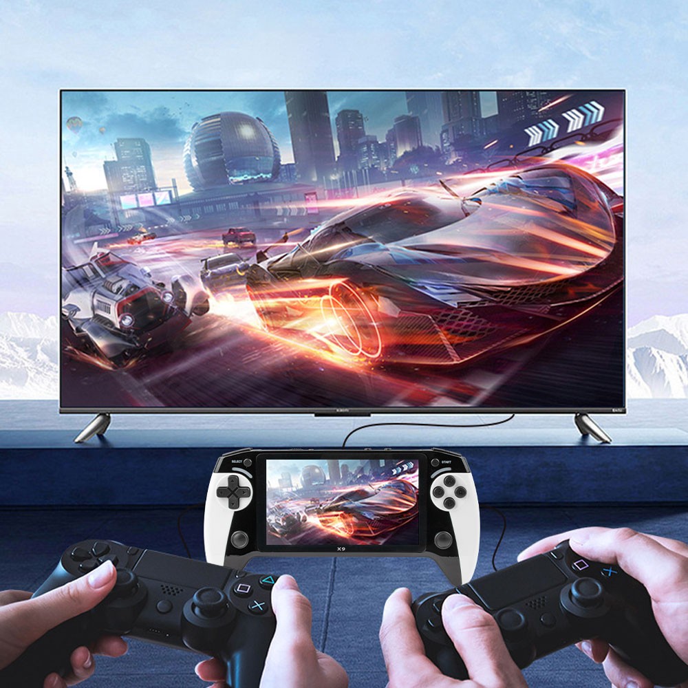 3000 Games Retro Handheld Game Console X9 Video Gaming Consoles Gift 5.5inch OY