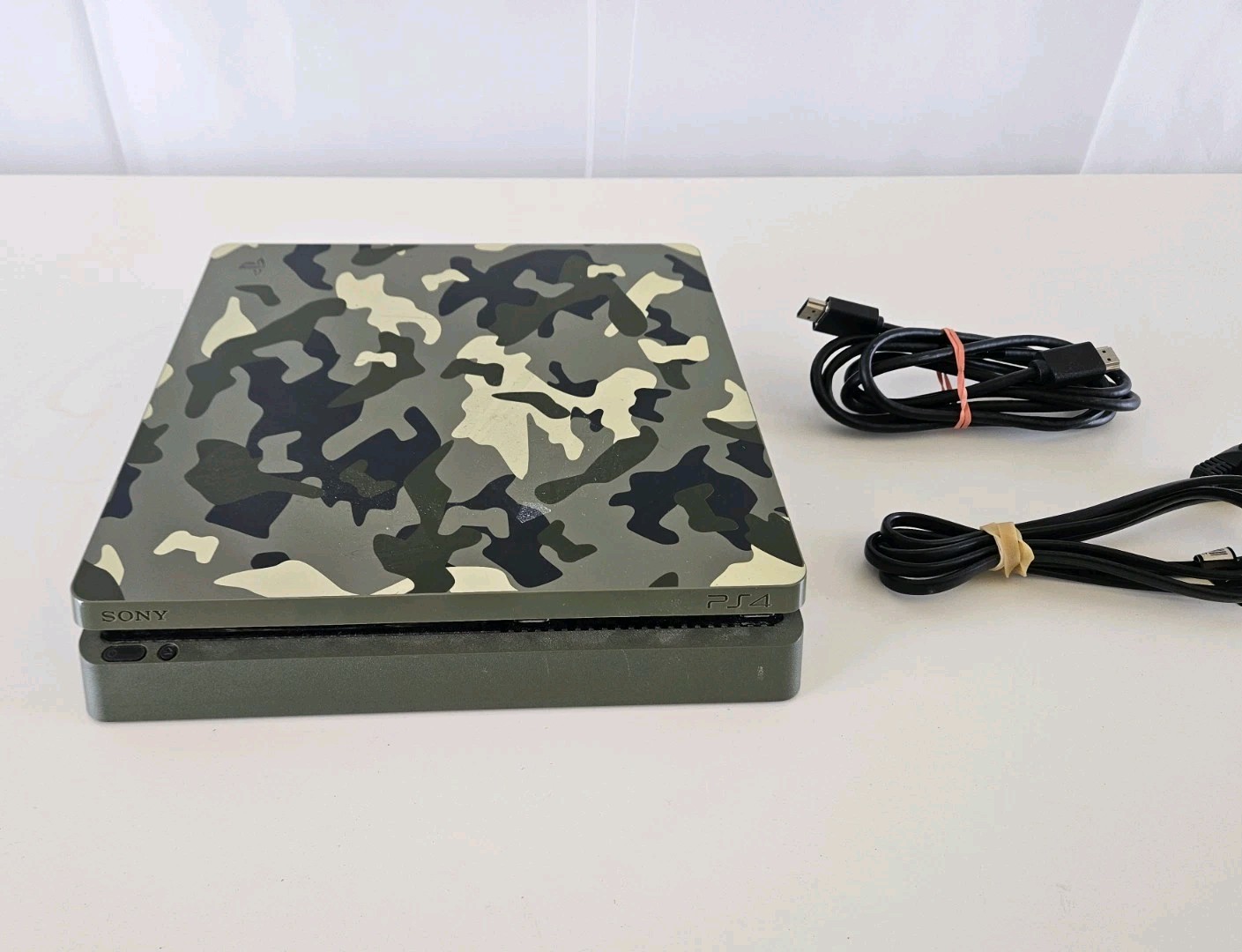 Sony PlayStation 4 Slim 1TB Console Green Camouflage 2115B + POWER CORD + HDMI