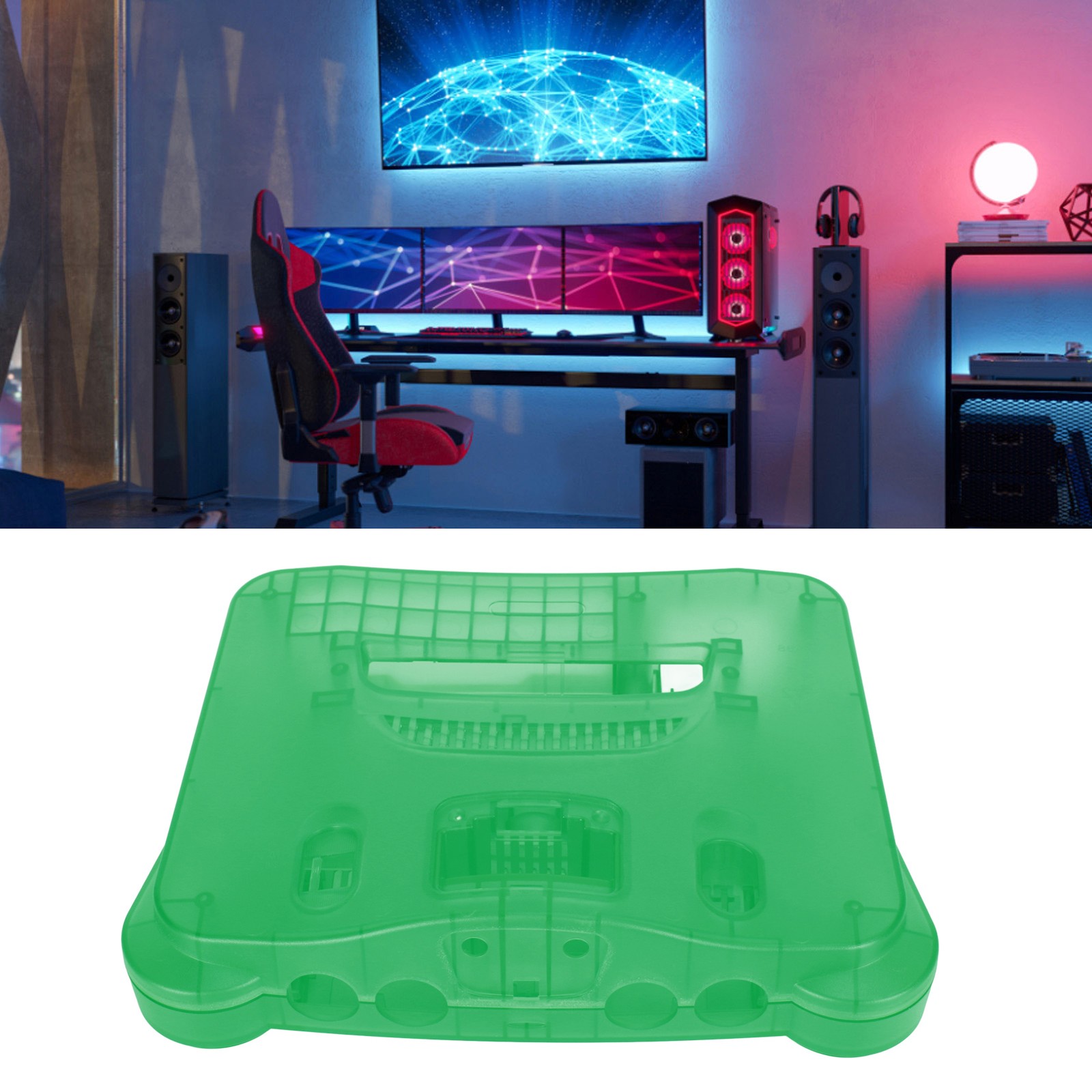 Retro Video Game Console Translucent Case Professional Dustproof Thickened JPGV