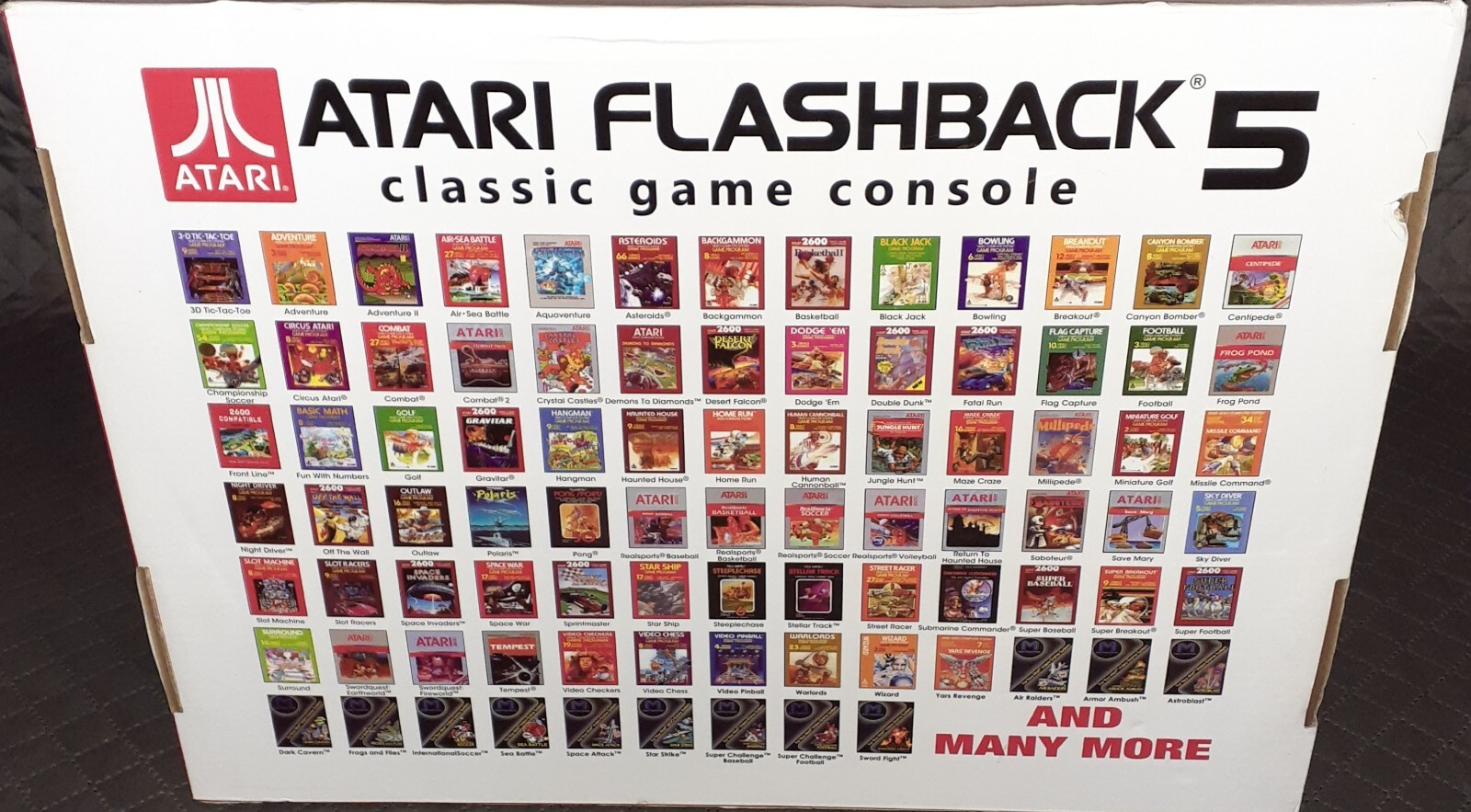 ATARI FLASHBACK 5 92 Built In Games 2 Wireless Controllers RETRO GAME CONSOLE