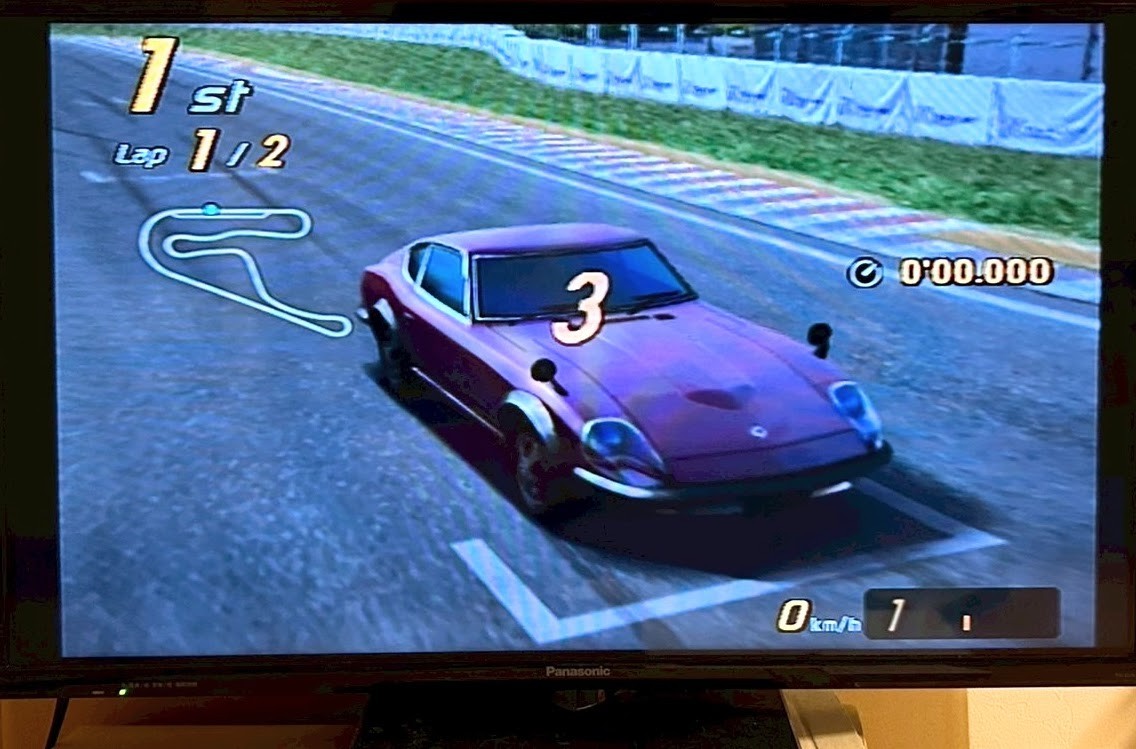 SONY Playstation2 PS2 Racing Pack Console SCPH-55000 GT W/Boxed NTSC-J #434