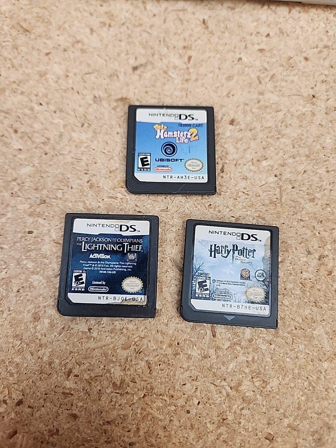 Nintendo DS Lite USG-001 Handheld Console Metallic Silver W/3 Games Tested