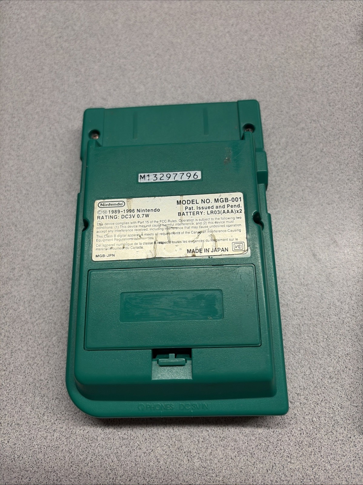 Gameboy Pocket With Black And White Backlit Screen Mod