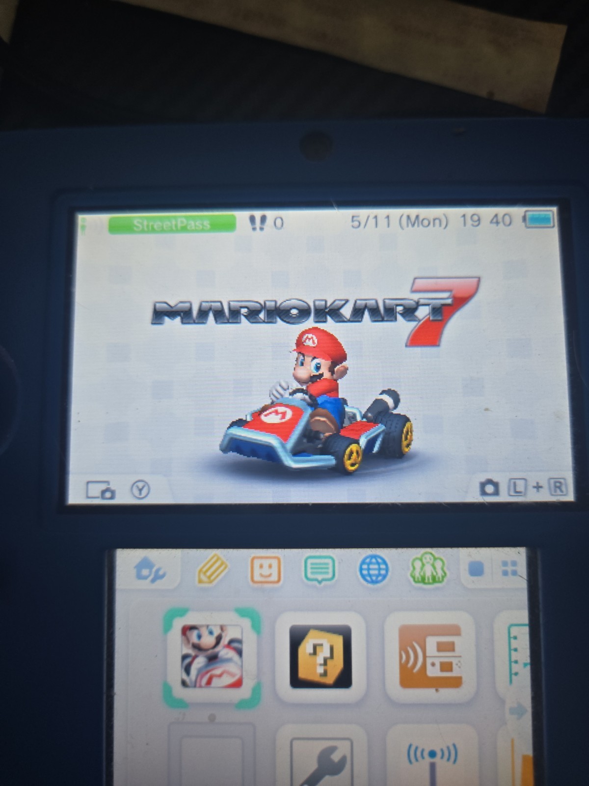 Nintendo Mario Kart 7 4GB Video Game Console – Blue