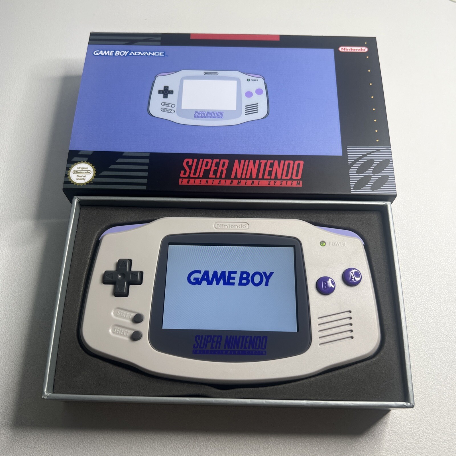 Gameboy Advanced GBA Super Nintendo NES Retro Edition Console W/ LCD Mod