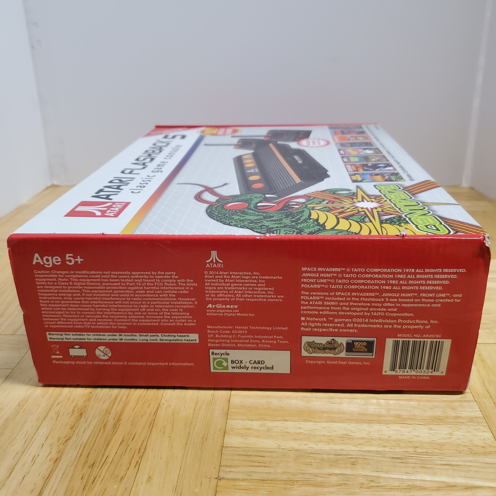 Atari 2600 Flashback 5 Game Console 92 Built In Games Wireless Joysticks Tested