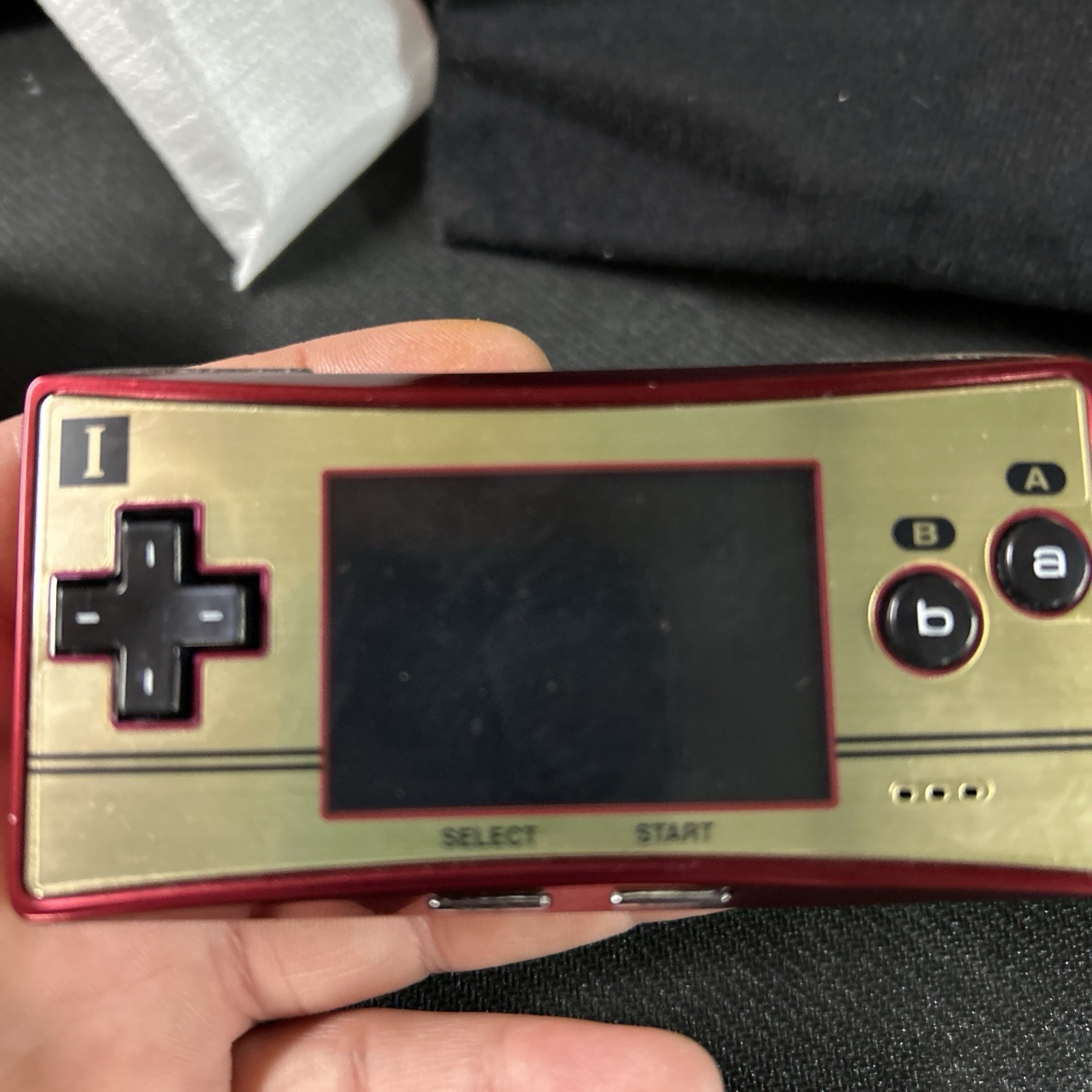 in Box Nintendo Game Boy Micro 20th Anniversary Famicom Edition working
