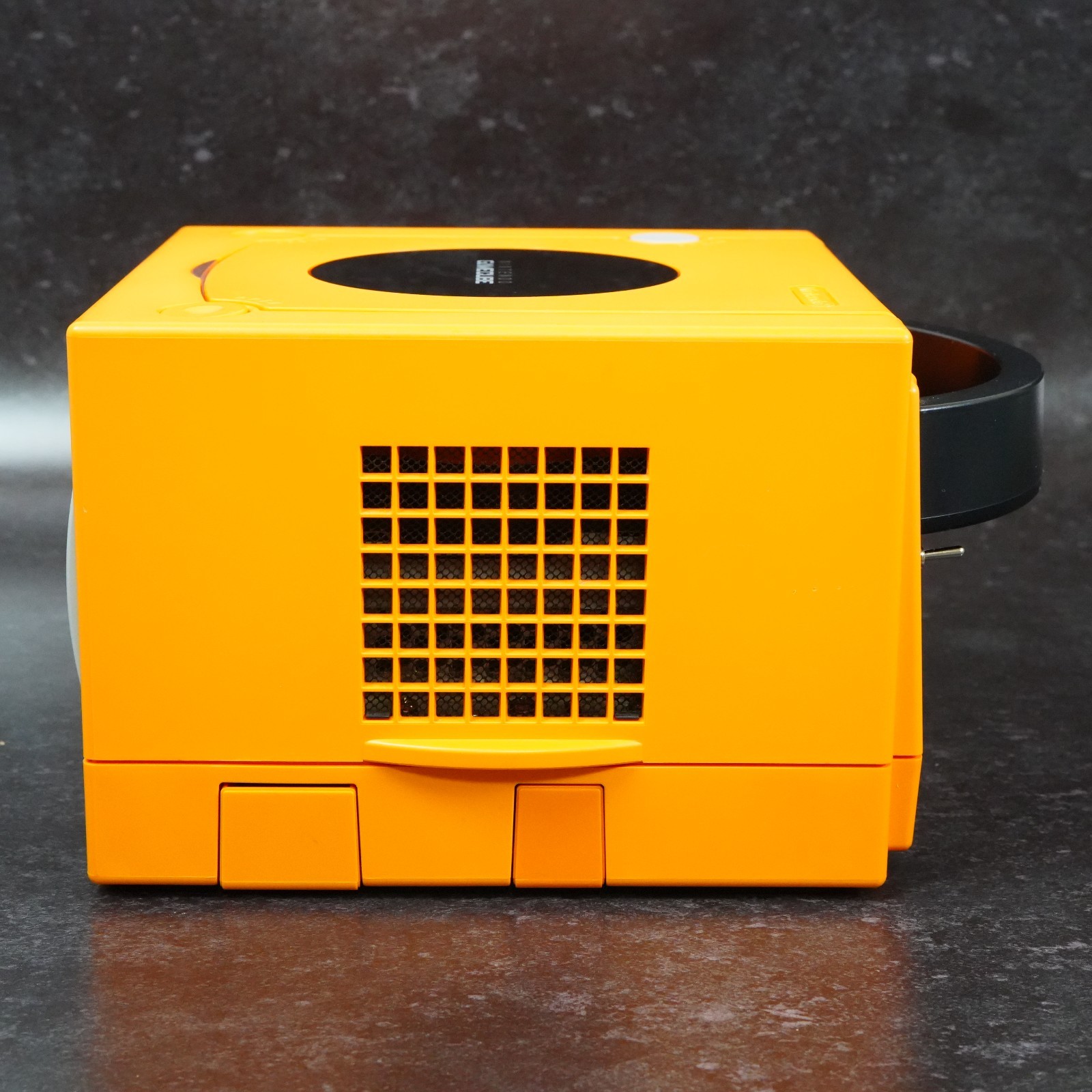Nintendo GameCube Orange Console NTSC U-C/J Region Switch LED MOD From JAPAN